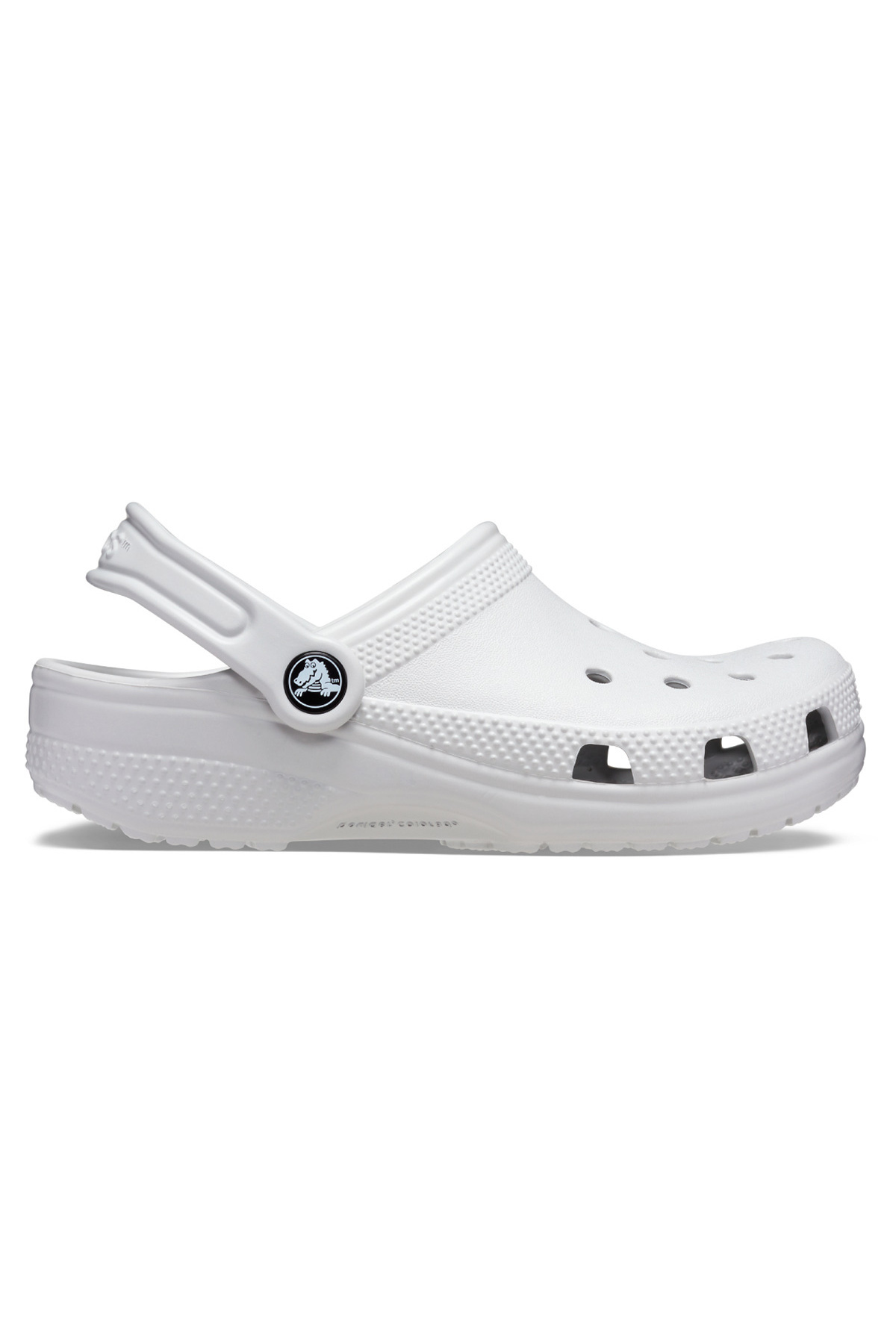 کراکس دمپایی کلاسیک بچه‌گانه مدل Clog K به رنگ خاکستری و طرح غیررسمی، کد ۲۰۶۹۹۱_۱ فوت