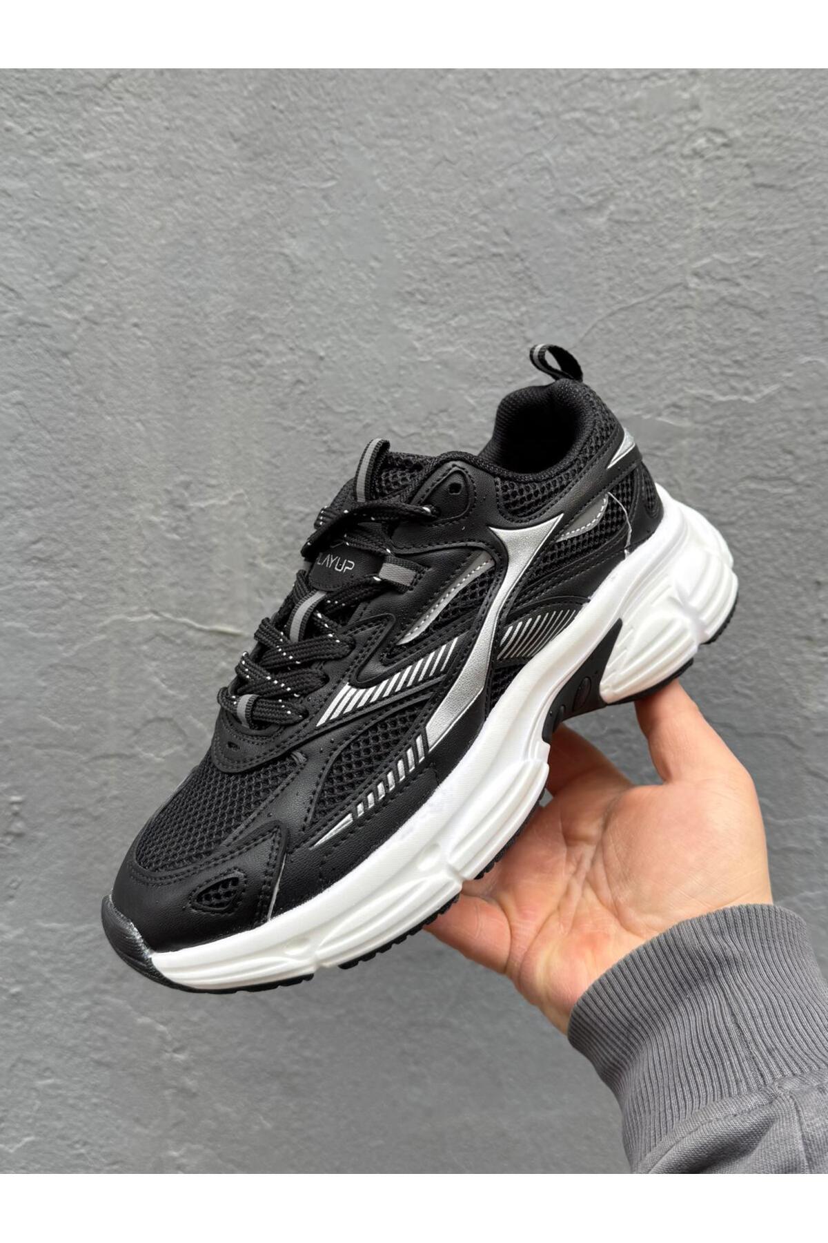 Playup UNISEX KOŞU VE YÜRÜYÜŞ AYAKKABI, SALON SPORLARINA UYGUN KAYMAZ TABAN, COMFORT İÇ TABAN görsel 2