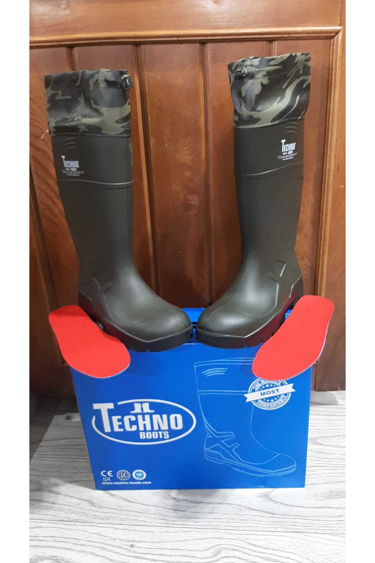 MODVALU TECHNO BOOTS -30 Derece Soğuğa Dayanıklı 35 Cm Uzun Boy Su GeçirmezO4 Çelik Burunsuz Çizme görsel 6