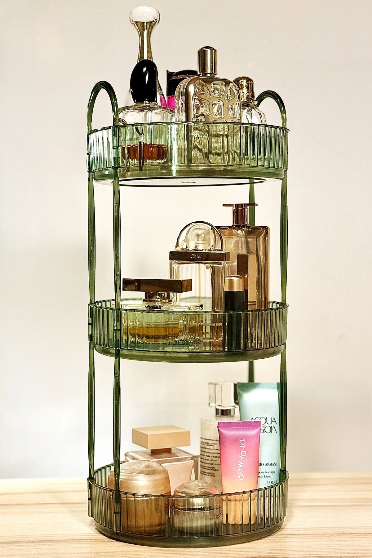 UNIQUE ME Emerald Makeup Organizer - Οργανωτής καλλυντικών και κοσμημάτων, για κουζίνα και μπάνιο