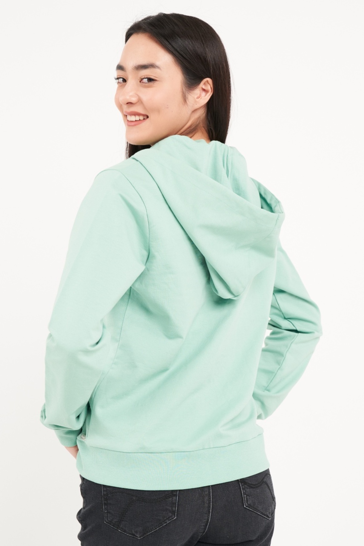 Timeout-Women's sweatshirt with zipper and hood 4