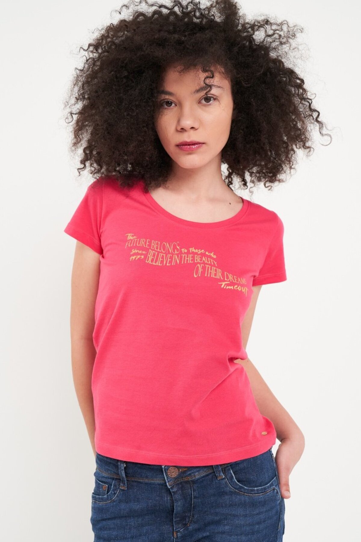 Timeout-Tricou dama cu imprimeu 3