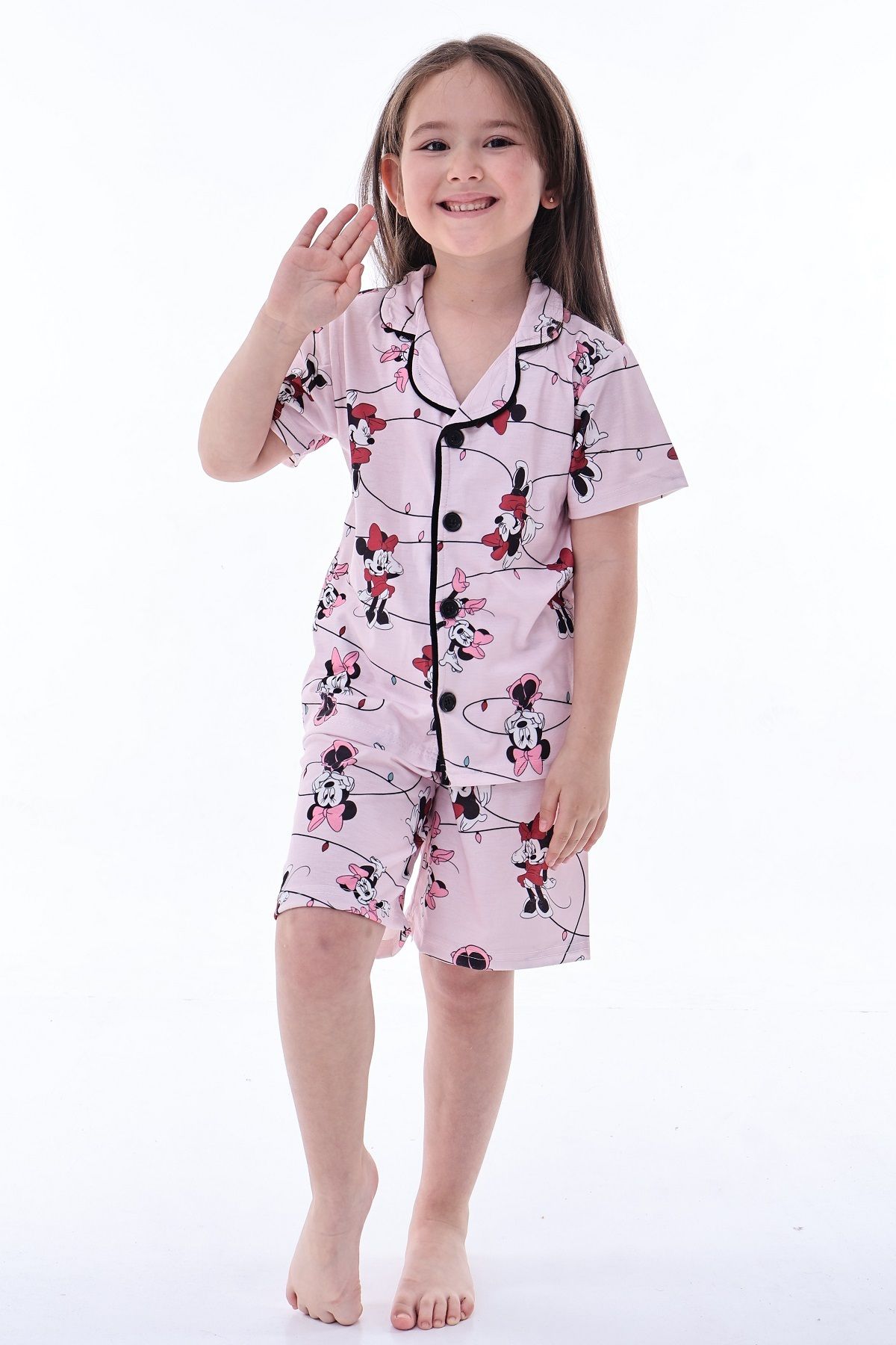 MAXI DRY Set Pijamale Cu Mânecă Scurtă Pentru Fete, Imprimeu Mcky Femeie - 11–12 years