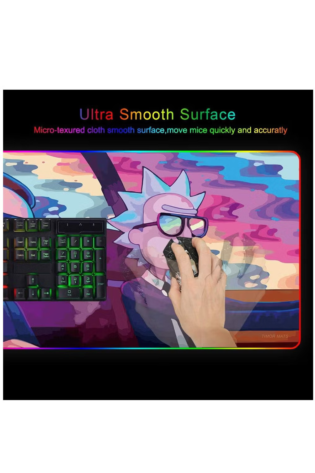 Primo Plus-Rick And Morty Gaming Mouse Pad 4