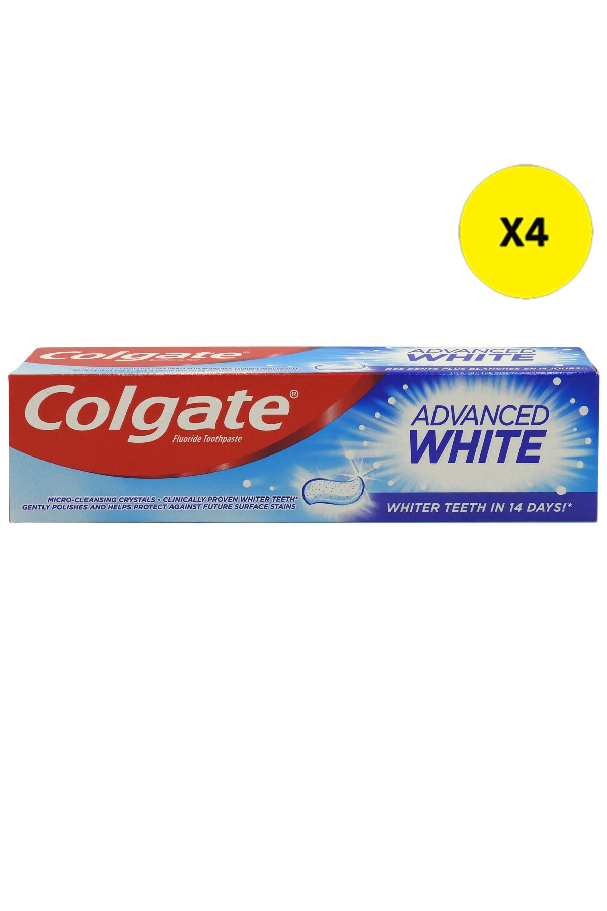 Colgate X4 - Colgate Pasta Dinti 100ml Advanced White - Mărime unică