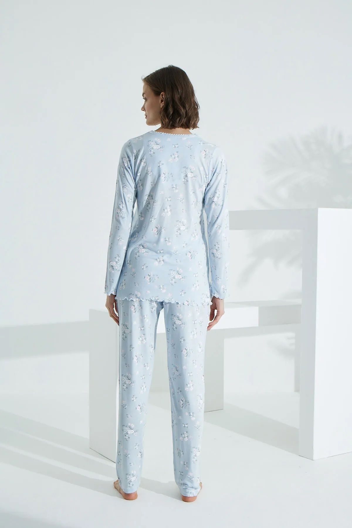 Etoile-Etoile Angelique 100% Cotton Women's Long Sleeve Pajama Set 3