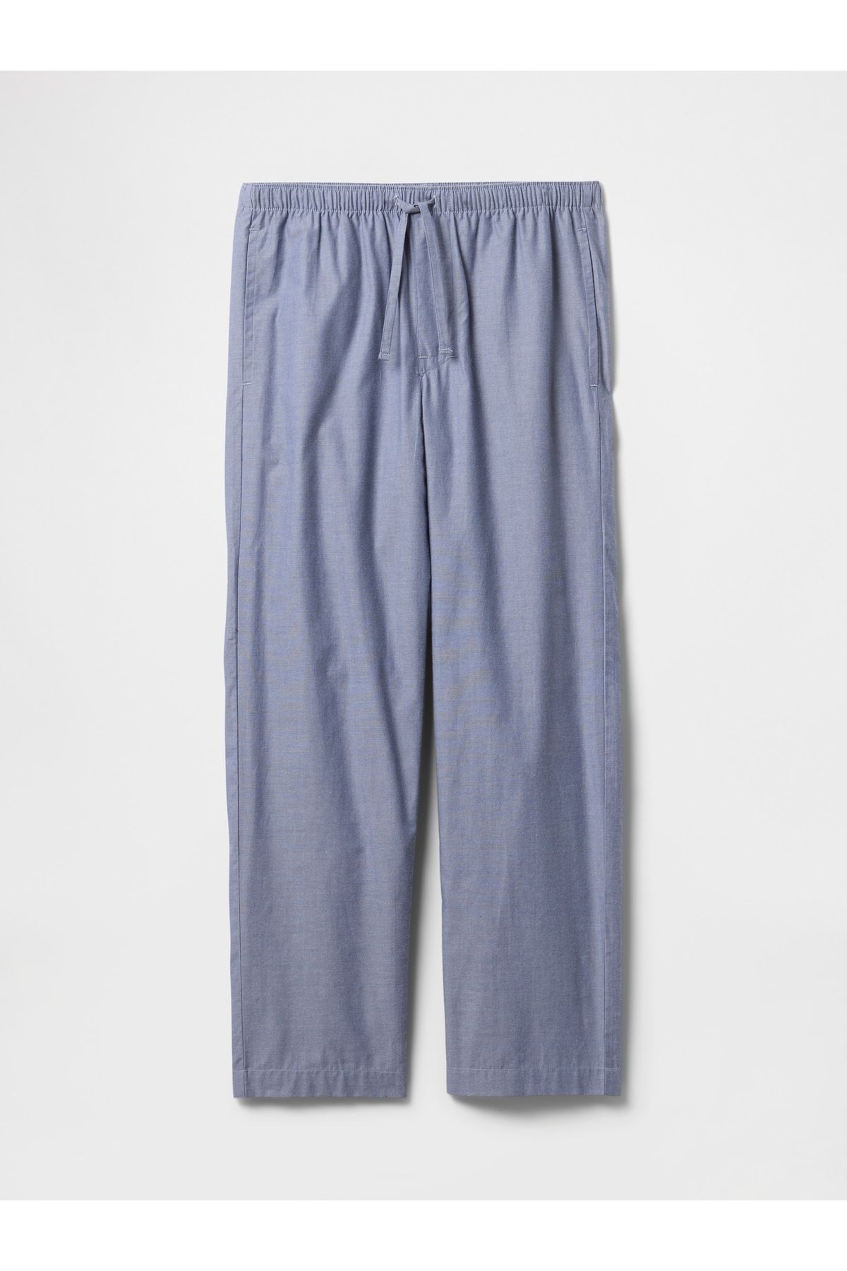 Erkek Açık Mavi Relaxed Poplin Pijama Altı - 2