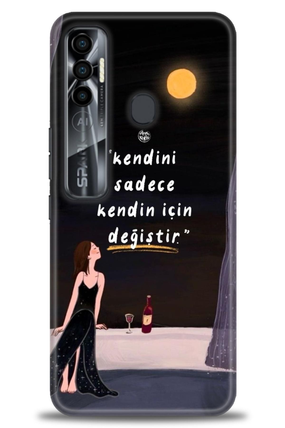 TECNO Spark 7 Pro İle Uyumlu HD Baskılı Kılıf - ÖzelSeriTecno - 2224
