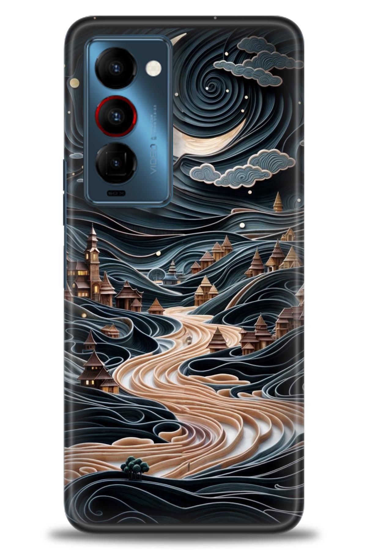 TECNO Camon 18 Premier İle Uyumlu HD Baskılı Kılıf - ÖzelSeriTecno - 2957