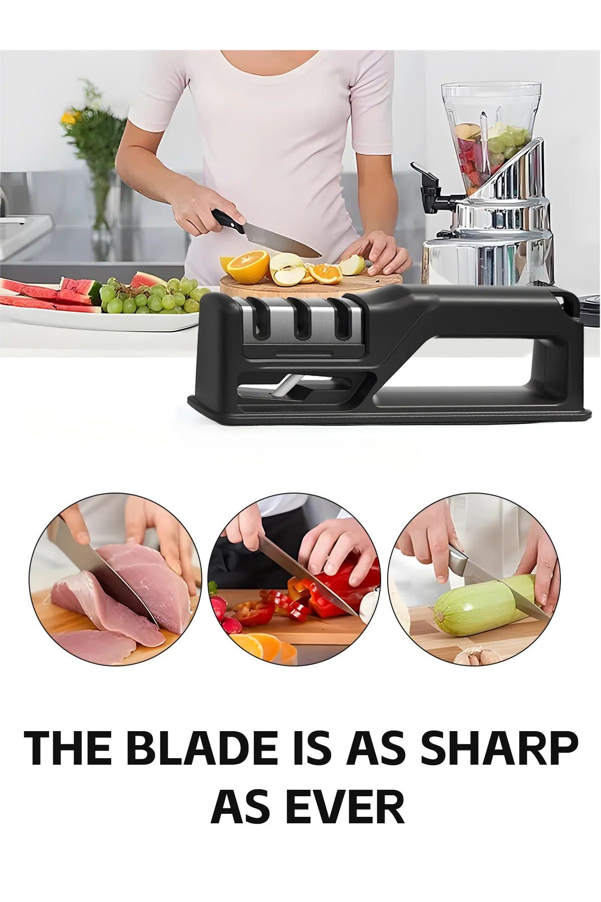 COOYA-4 In 1 Knife Sharpening Machine,premium Durable Non Slip,for Repair,polish,restore,sharpen,black 1