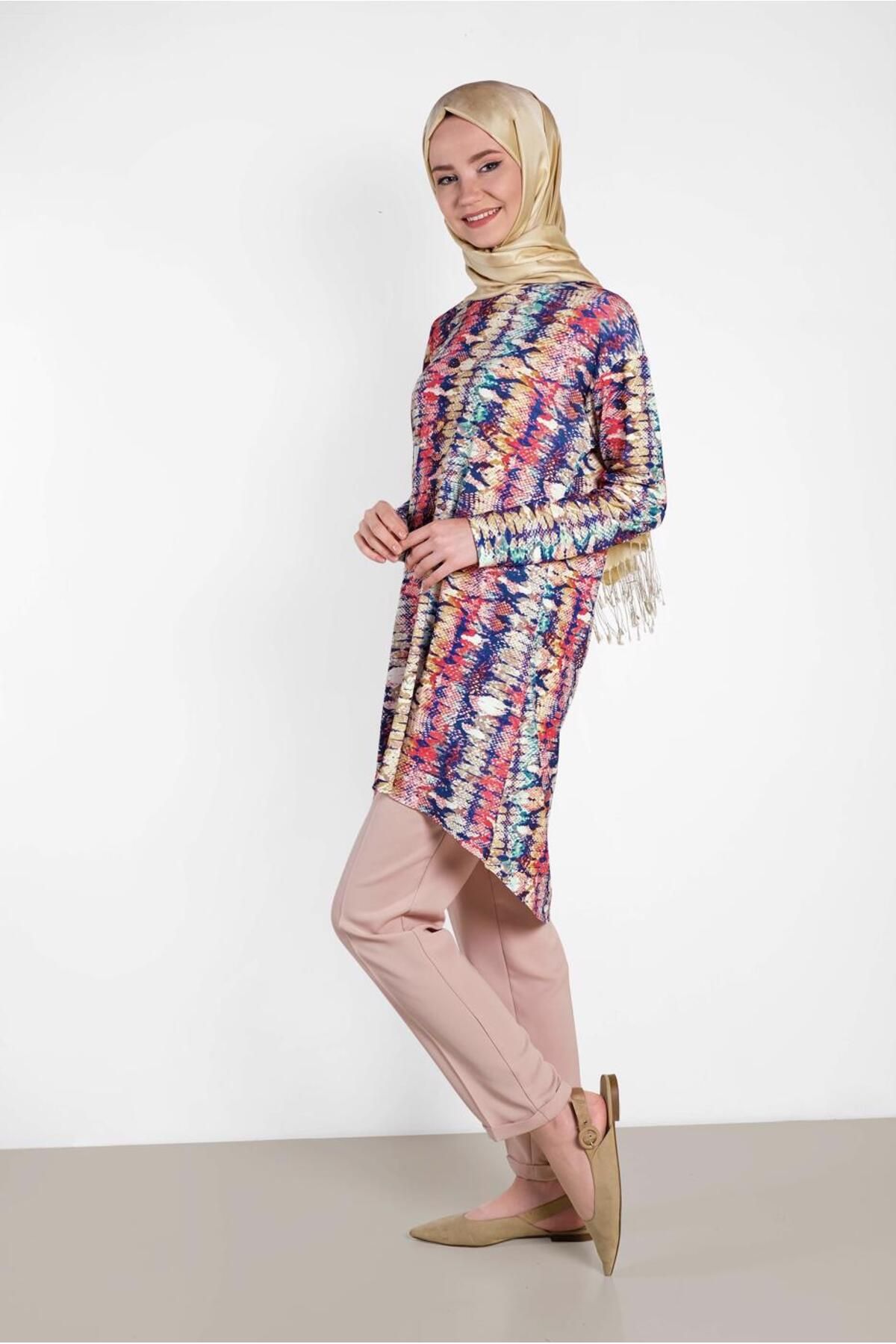 Alvina-Patterned Tunic 4493 - Stylish Design 2