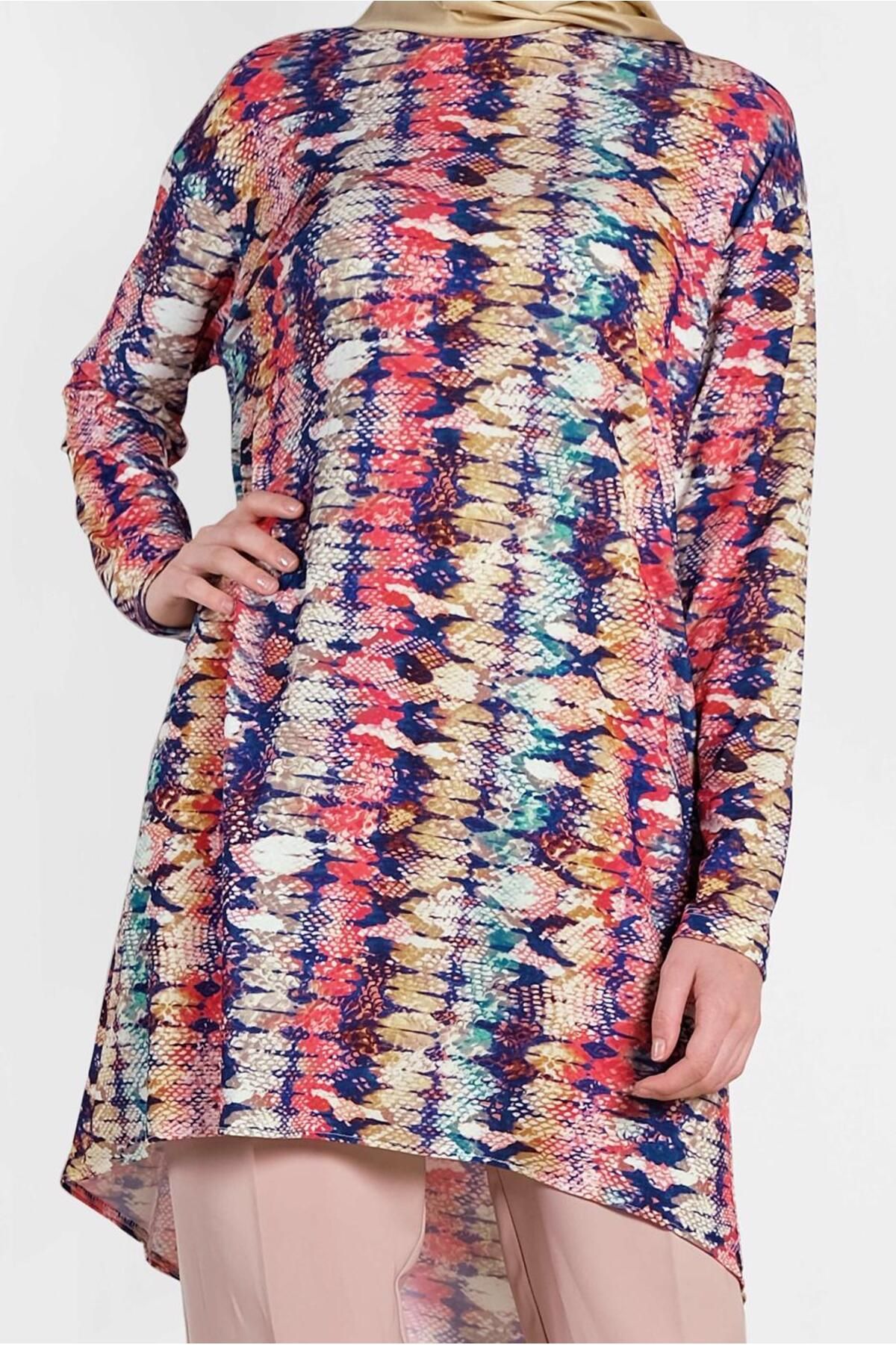Alvina-Patterned Tunic 4493 - Stylish Design 4