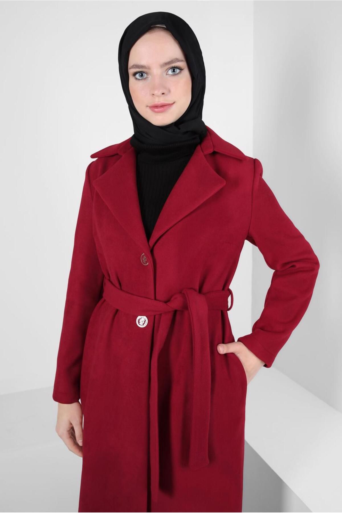 ژاکت کمربندی 44277 Alvina