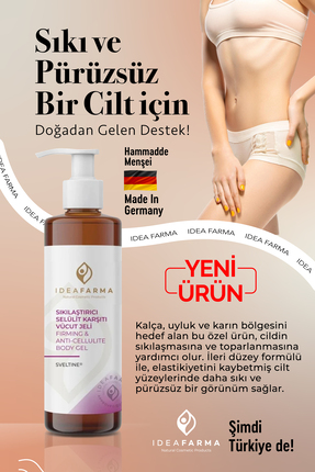 İDEAFARMA İdea Farma Sıkılaştırıcı Selülit Karşıtı Vücut Jeli
