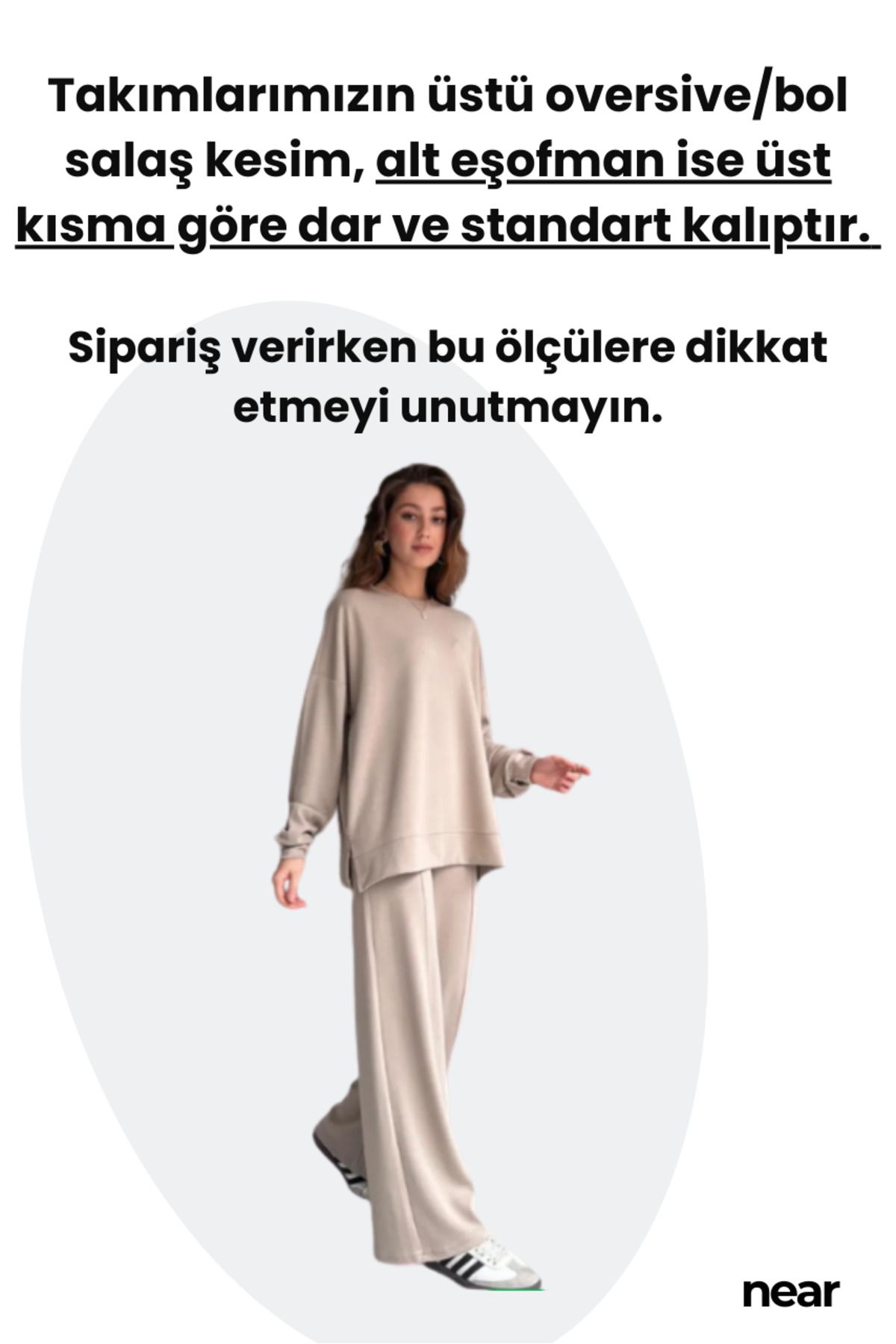 NEAR-Modern Design Modal Fabric - Suitable for Soft Oversize Sweatpants Set 2