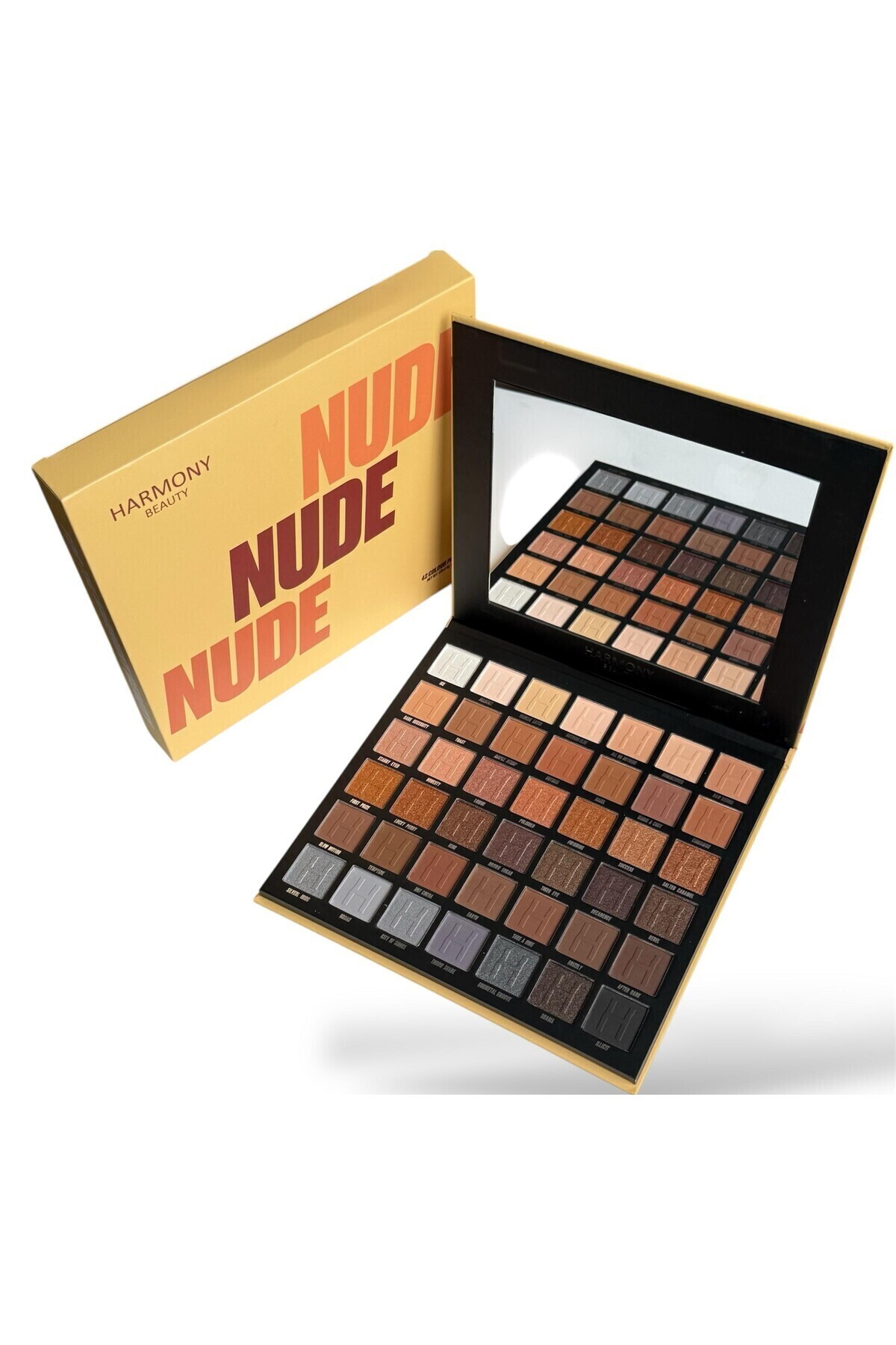 Harmony Beauty Nude 42 Color Luxury Eyeshadow Palette by Harmony Beauty