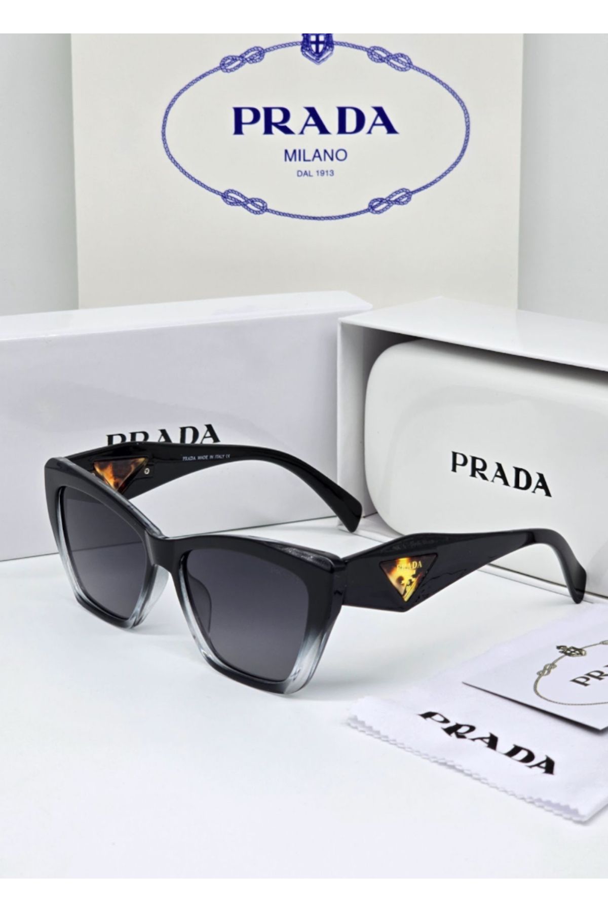 Prada-Prada luxury sunglasses with accessories 1