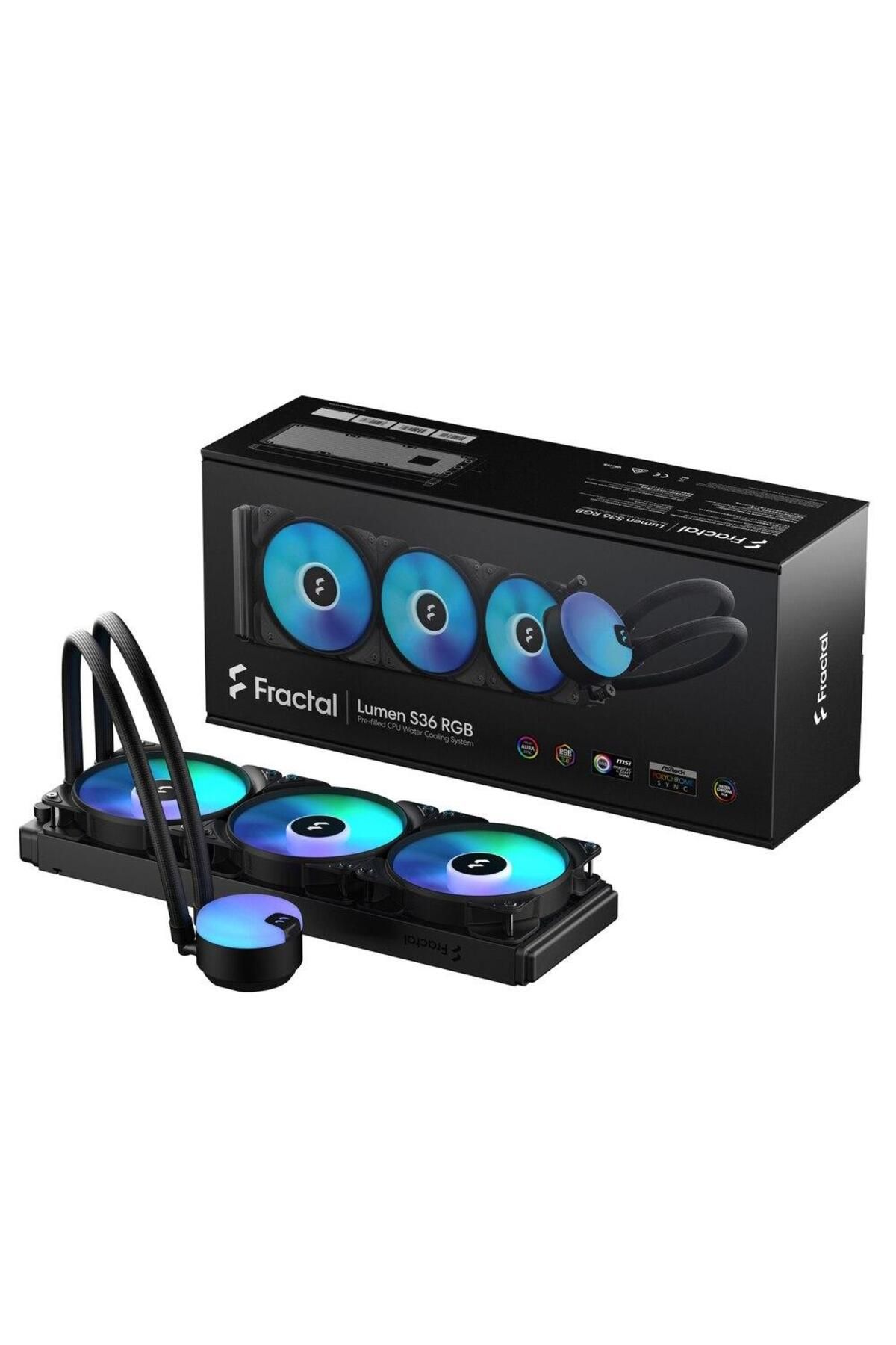 Fractal Design-Cooler CPU Fractal Design Lumen S36 V2, iluminare ARGB 4