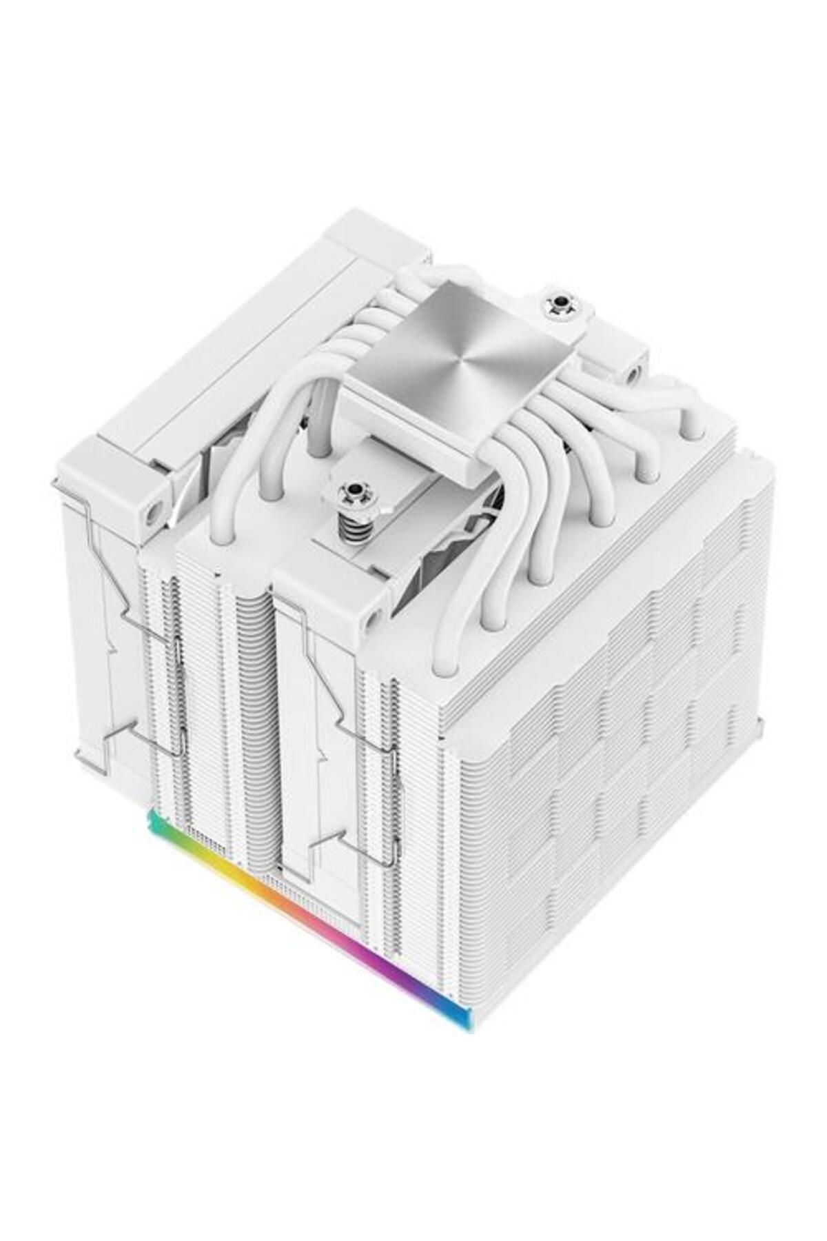Deep Cool-Deepcool AK620 Digital CPU cooler, aRGB lighting and display, 2x 120mm Fluid Dynamic Bearing 7