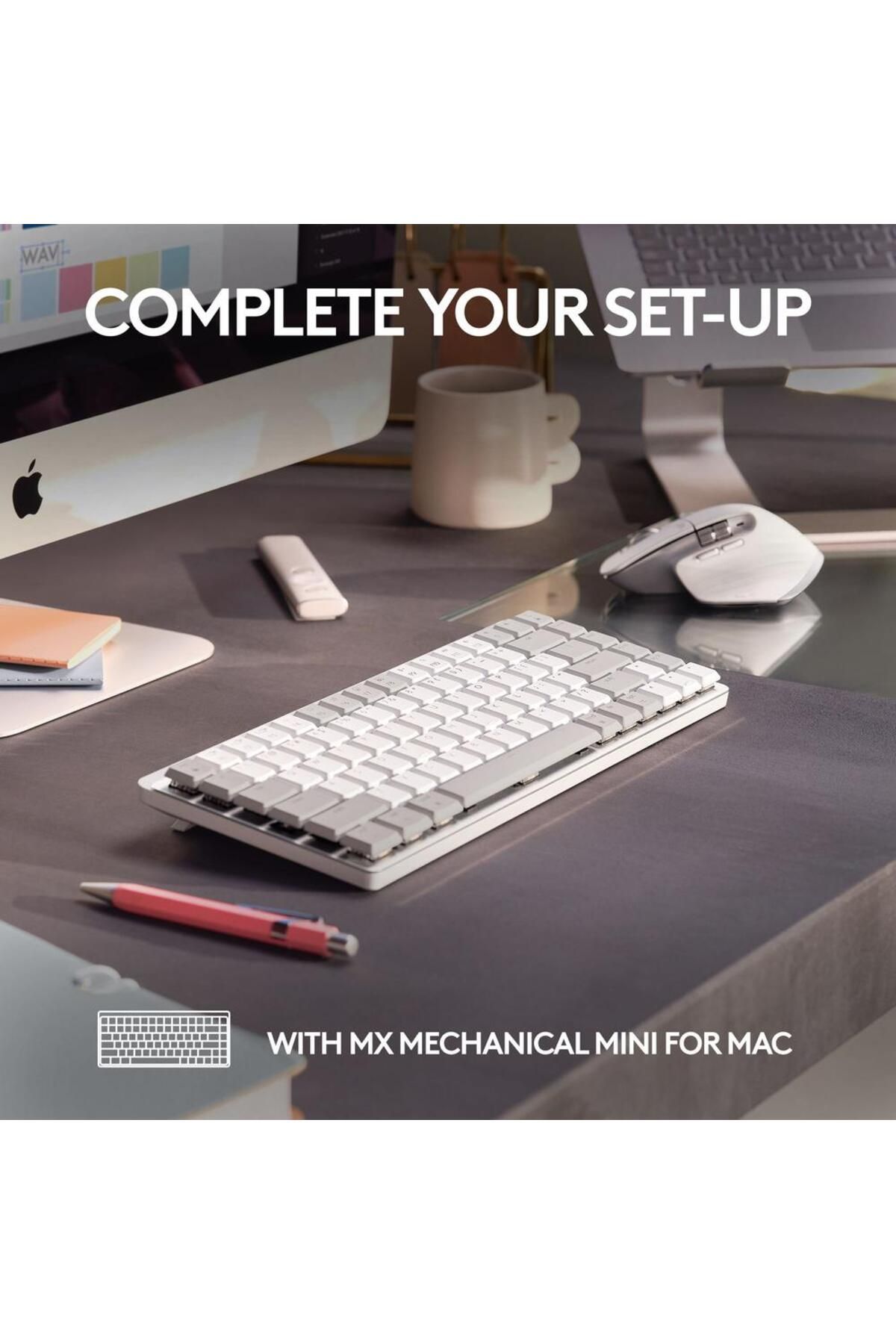 logitech-Mouse fără fir Logitech MX Master 3S pentru Mac, Bluetooth, 8000 dpi (Gri) 13