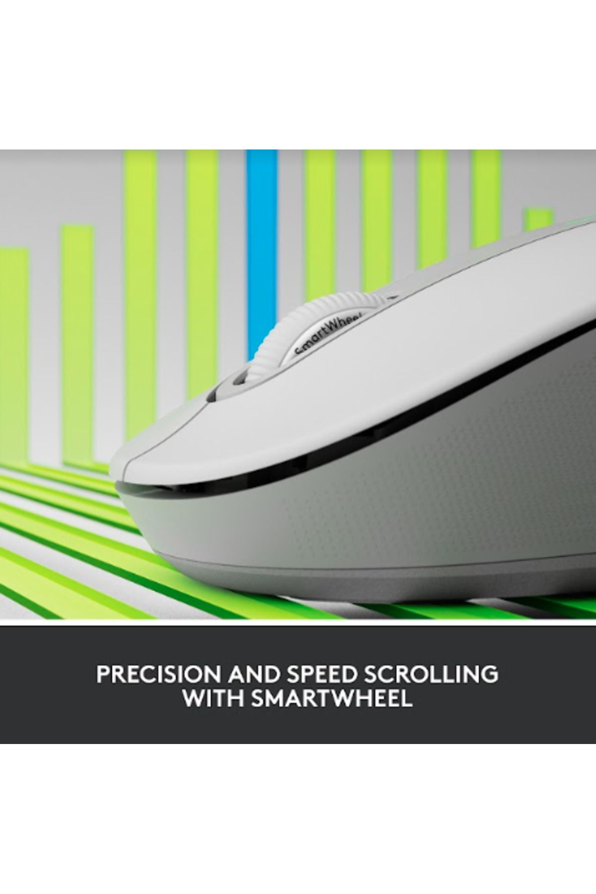 logitech-Logitech Signature M650 Left Wireless Mouse, USB, 4000 dpi, recommended for left-handed users (White) 6