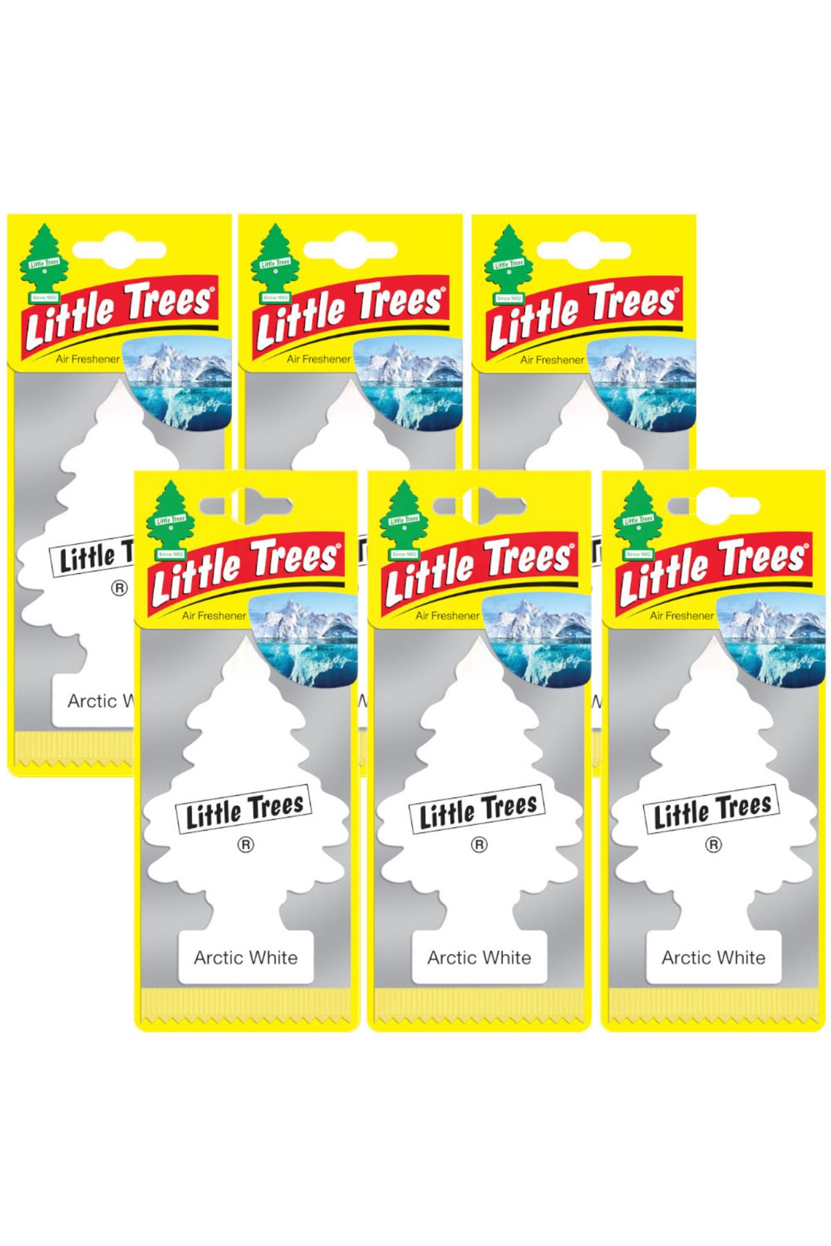 Car Freshner Asma Koku 6'lı Buz Beyazı