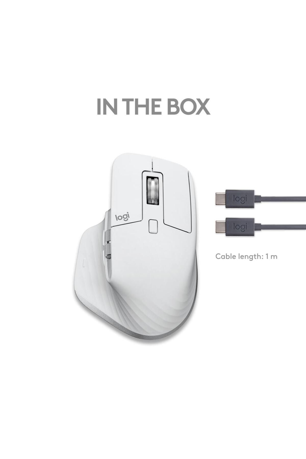 logitech-Mouse fără fir Logitech MX Master 3S pentru Mac, Bluetooth, 8000 dpi (Gri) 14