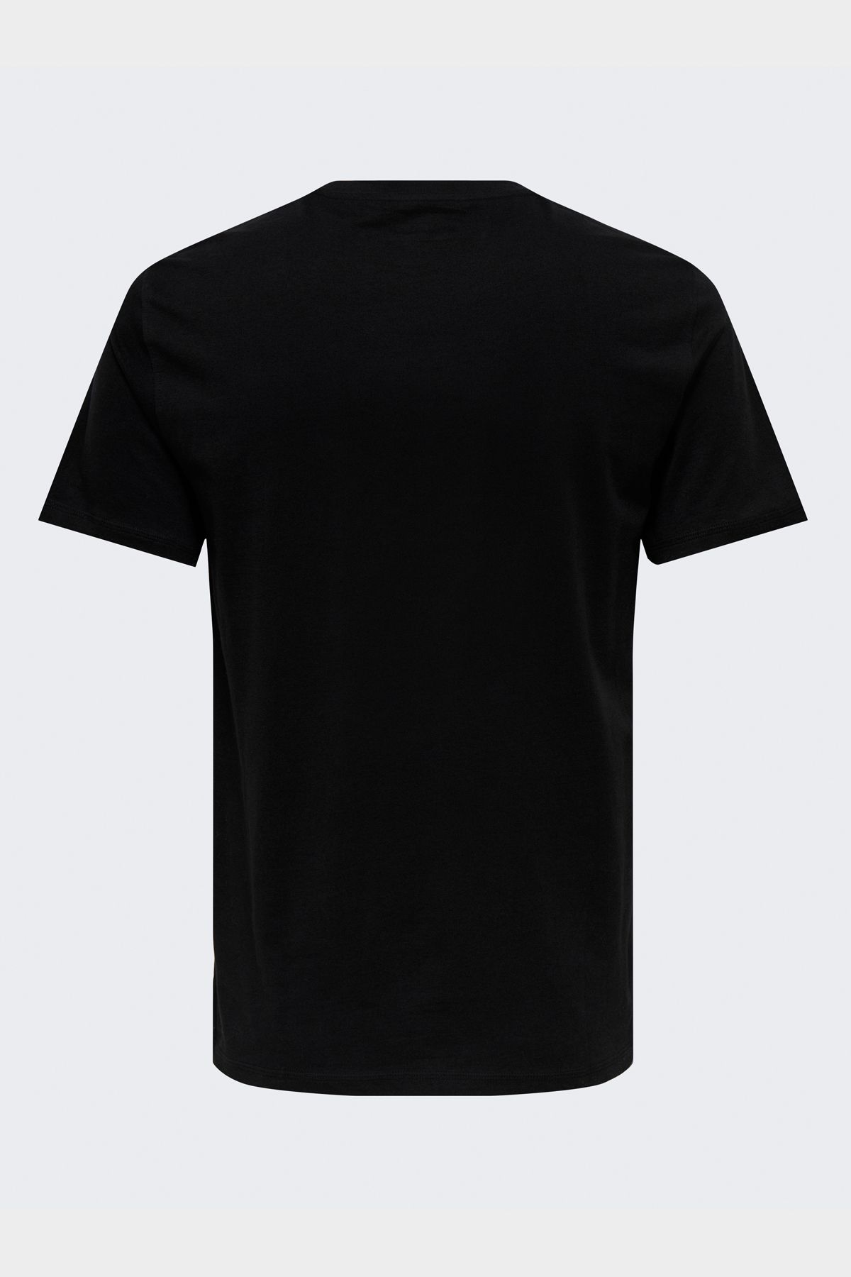 Only & Sons-Onsmax Life Ss Stitch Tee Noos Men's Black T-Shirt - 22025208 2