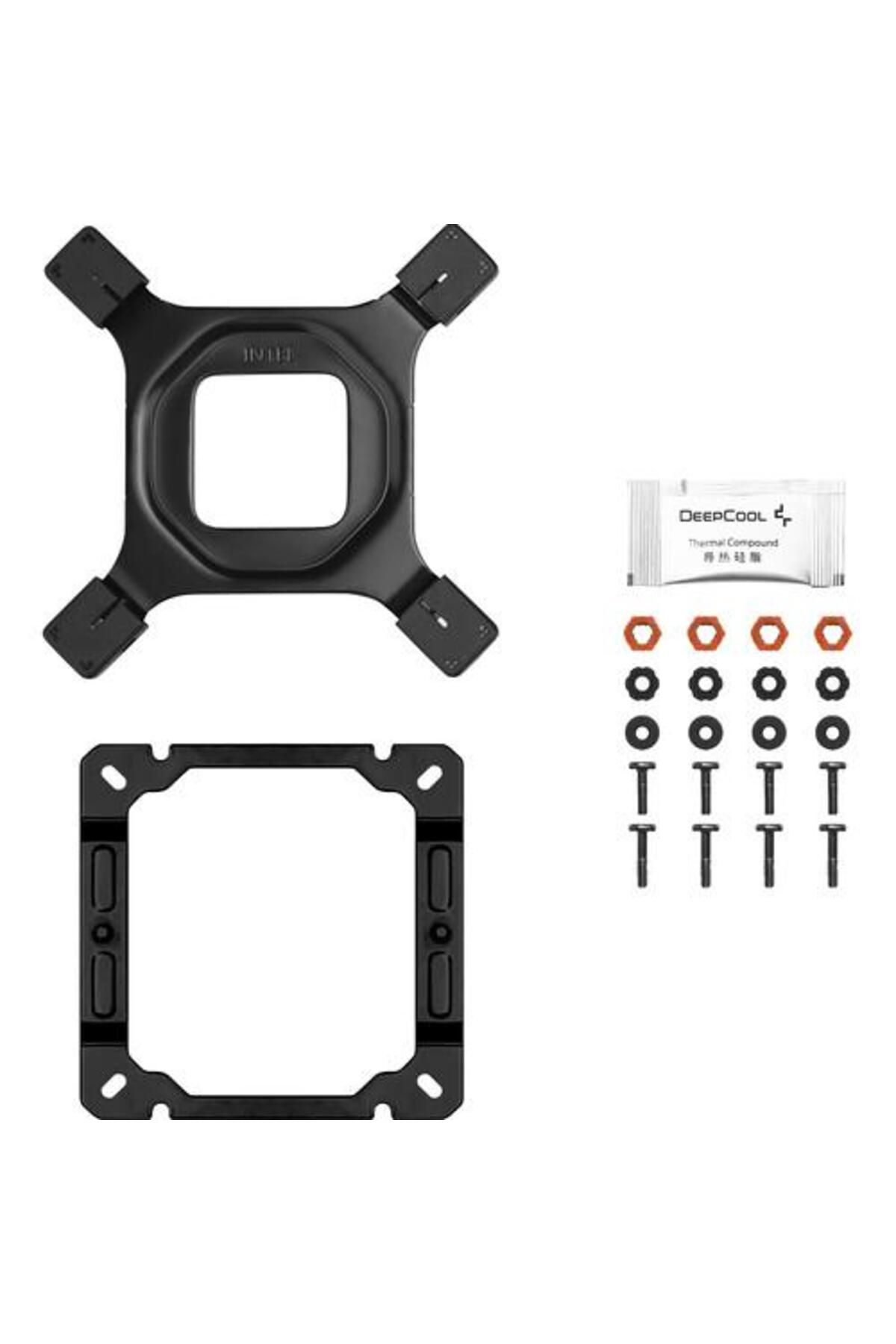 Deep Cool-CPU cooler Deepcool AK500S Digital black aRGB lighting and display, 120mm Fluid Dynamic Bearing 9