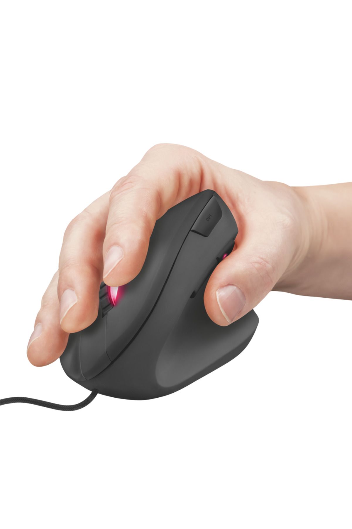 Trust-Mouse ergonomic vertical Trust Rexx, 10000 DPI (Negru) 2