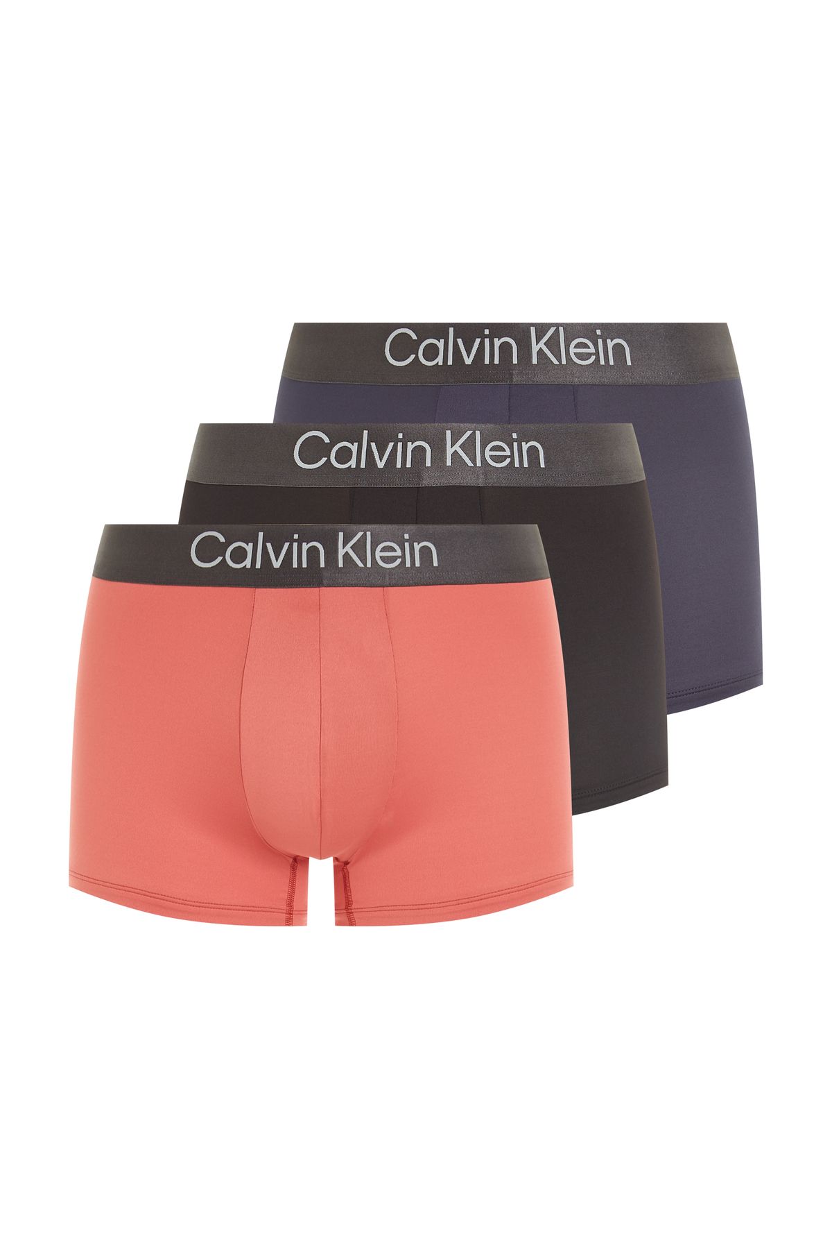 Calvin Klein-Men Multicolored Pack of 3 Trunks 5