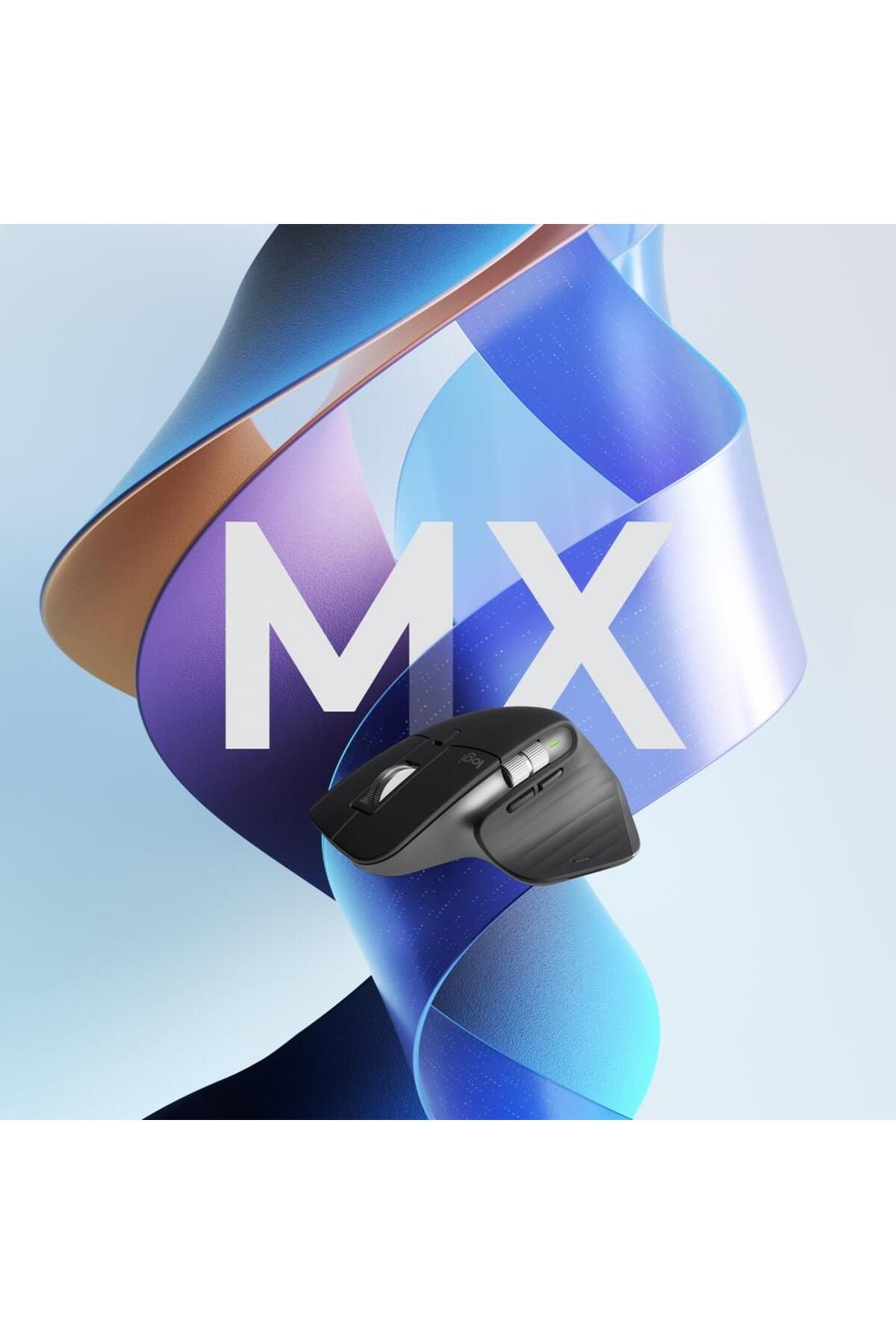 logitech-Mouse Wireless LOGITECH MX Master 3S Performance, 8000 dpi, Silent, USB, Bluetooth (Negru) 7