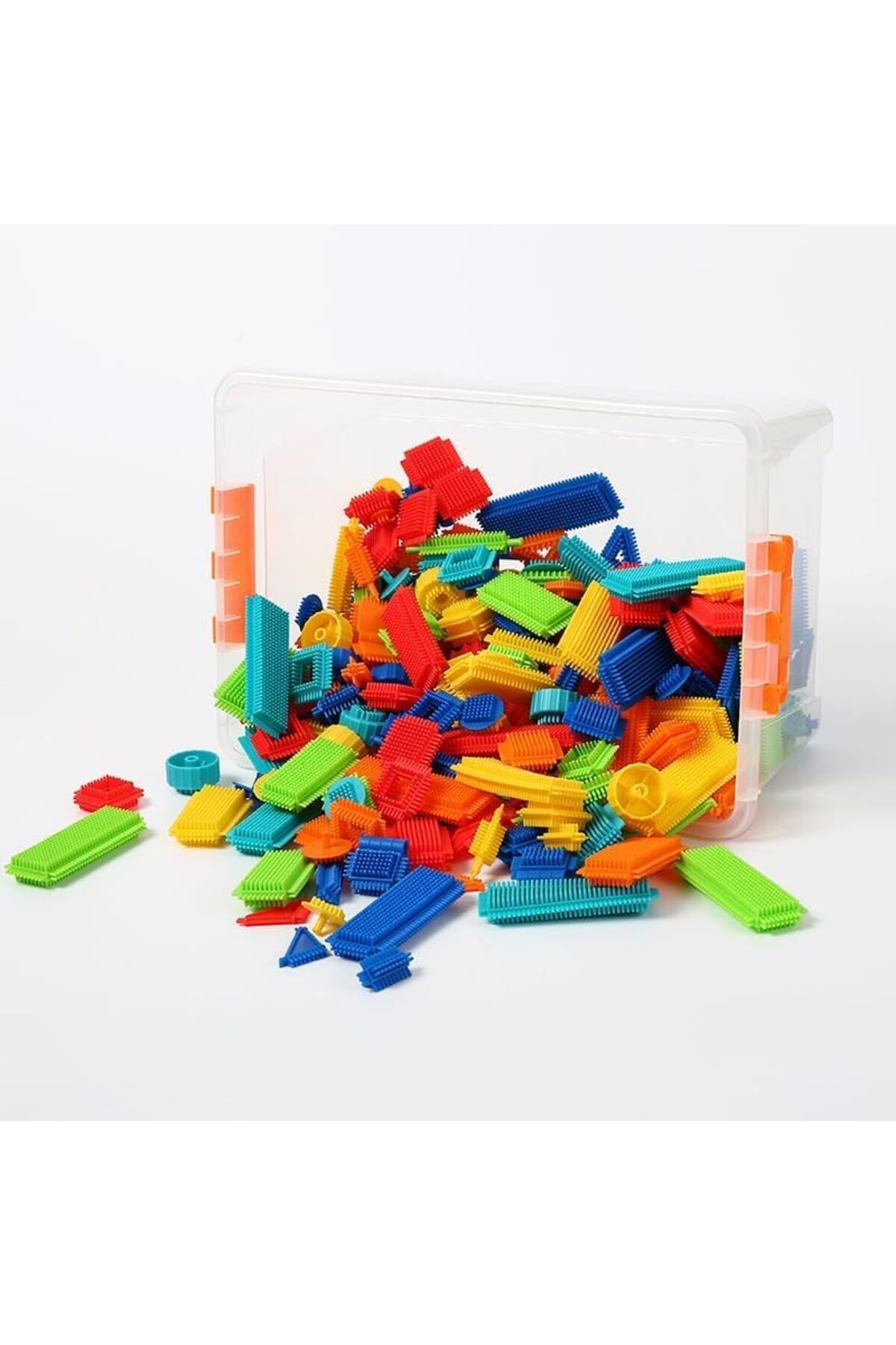 ست اسباب‌بازی بلوک‌های ساختمانی سه‌بعدی به شکل برس، اسباب‌بازی آموزشی قابل‌چیدمان برای پیش‌دبستانی‌ها، هدیه برای کودکان