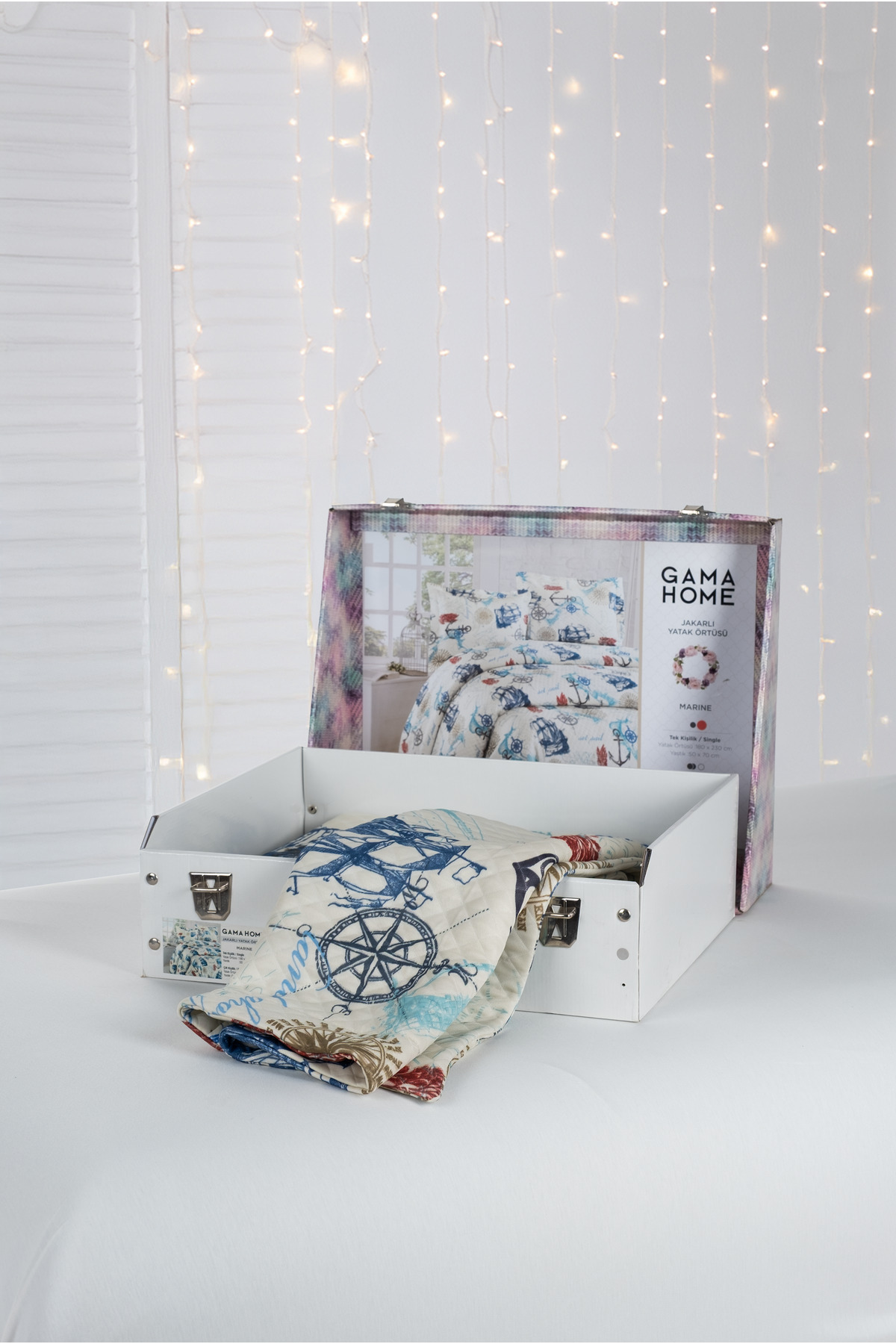 GAMA HOME-Jacquard Single Bedspread / with Special Design Bag / with Different Color and Pattern Options 2