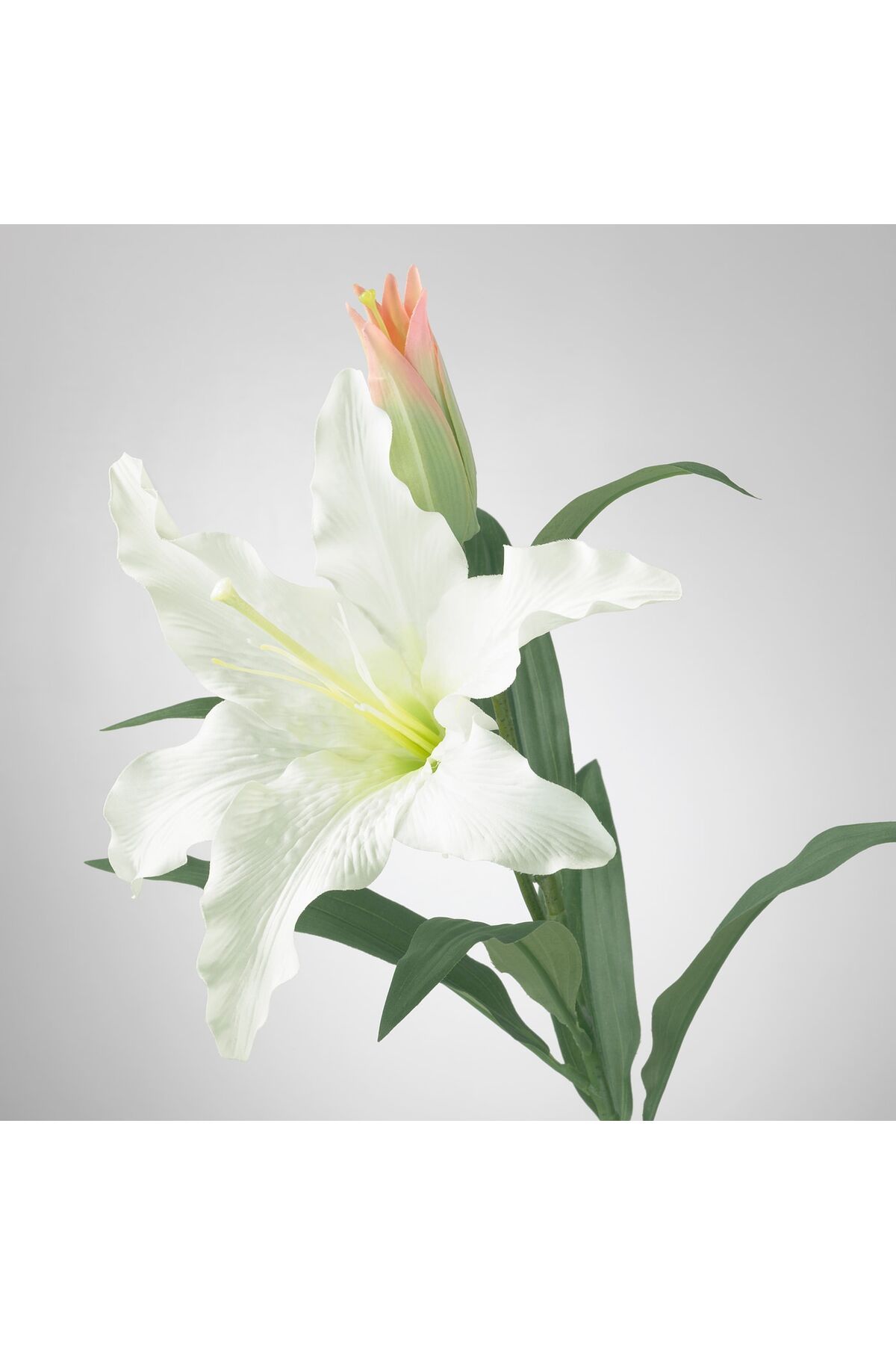 IKEA-SMYCKA Artificial Lily Flower White, 85 cm | IKEA | Realistic & Bendable Stem 5