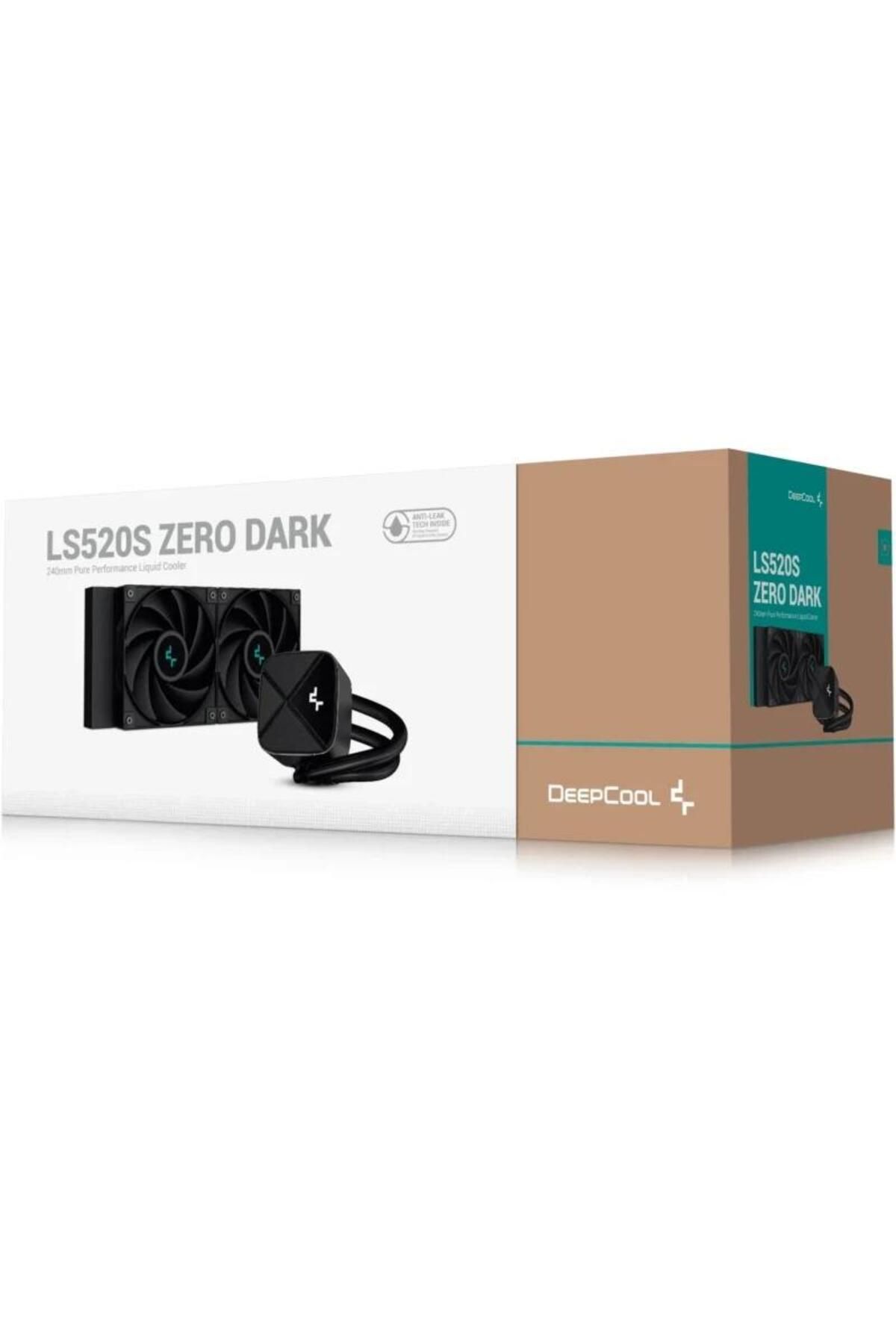 Deep Cool-Cooler CPU DeepCool LS520S Zero Dark, 2x120 mm, 2250 rpm, PWM (Negru) 4