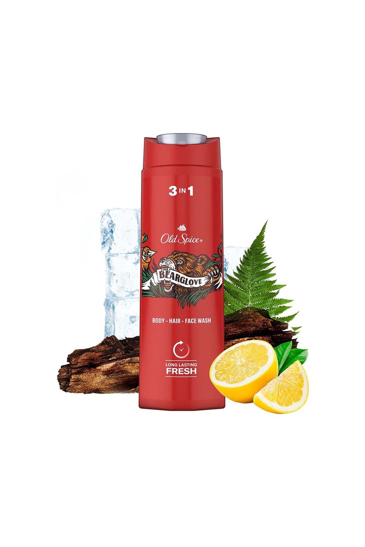 Old Spice-Bearglove 3in1 - 400 Ml Shampoo 3