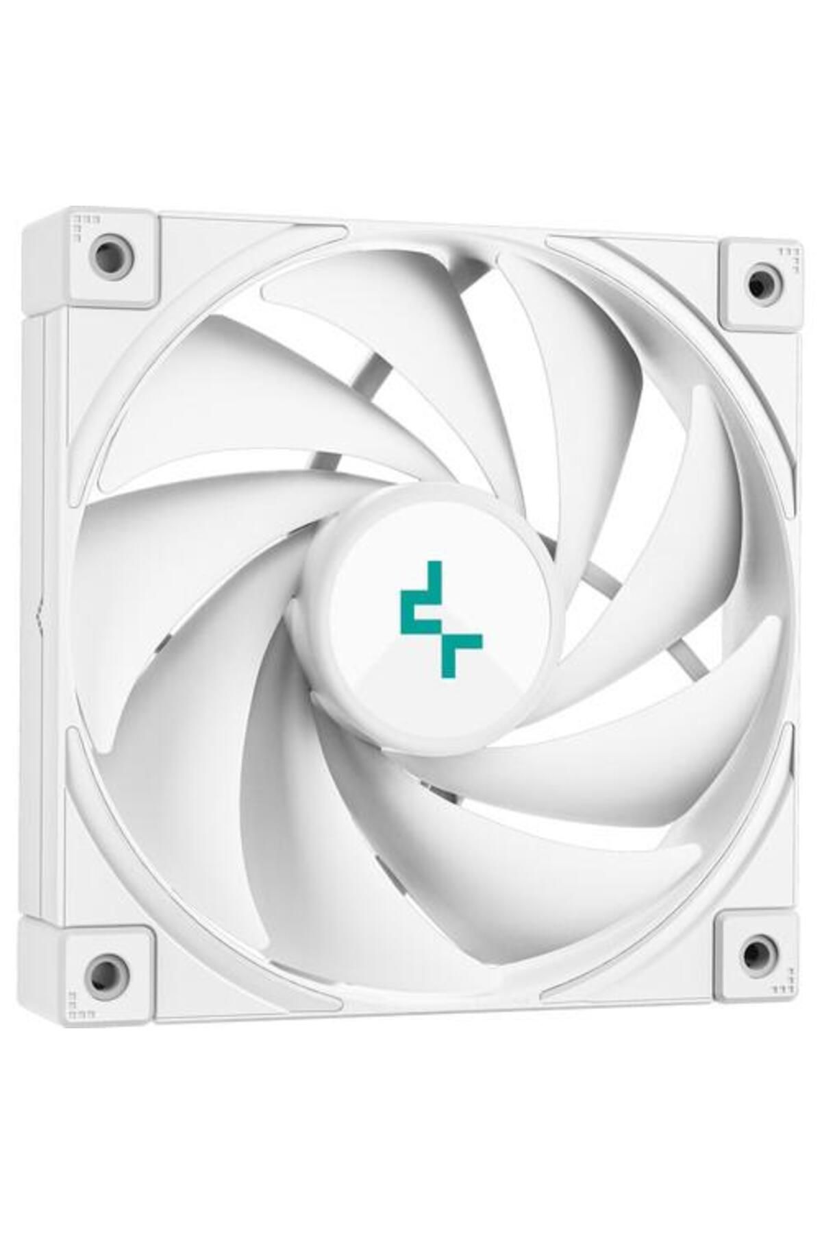 Deep Cool-Deepcool AK400 Digital CPU Cooler, aRGB lighting and LED display, 68.99 CFM (White) 8