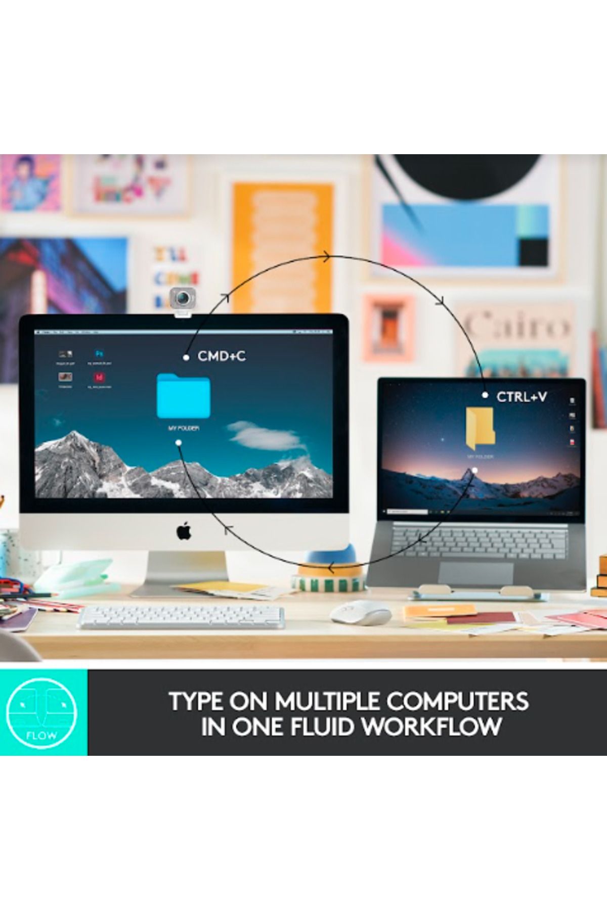 logitech-Tastatura Wireless LOGITECH MX Keys Mini Minimalist, Illuminata (Roz) 7