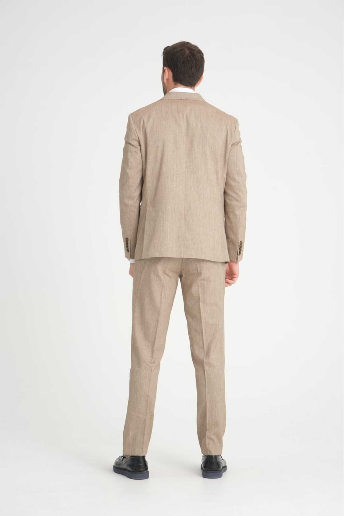 Ted Davıd-Linen Blended Suit 8