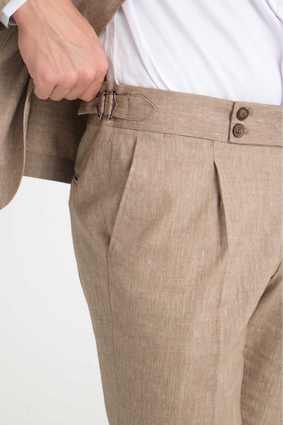 Ted Davıd-Linen Blended Suit 7