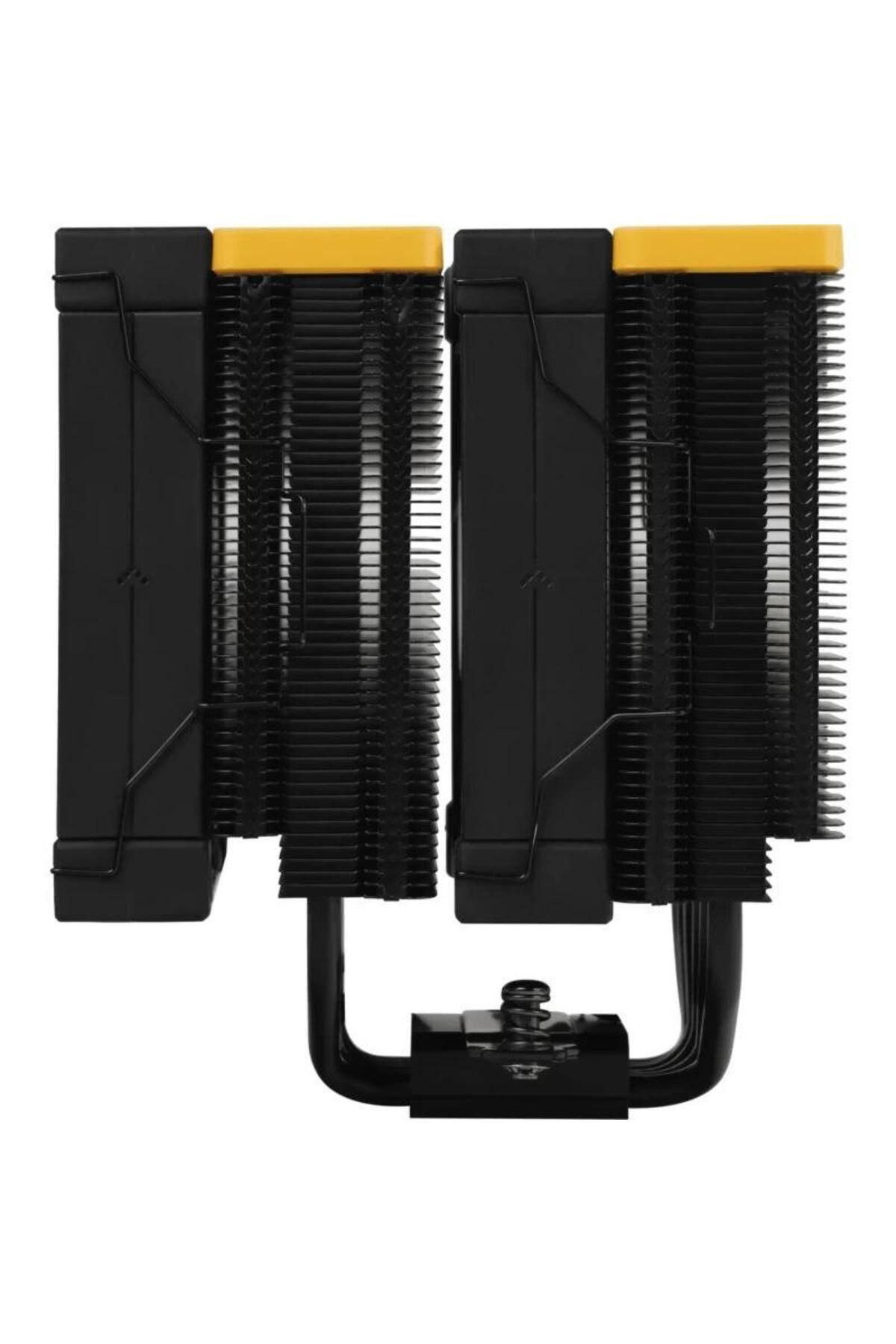 Deep Cool-Cooler CPU DeepCool AK620 Zero Dark Zoria, 2x120 mm, 1850 rpm, PWM (Negru/Auriu) 4