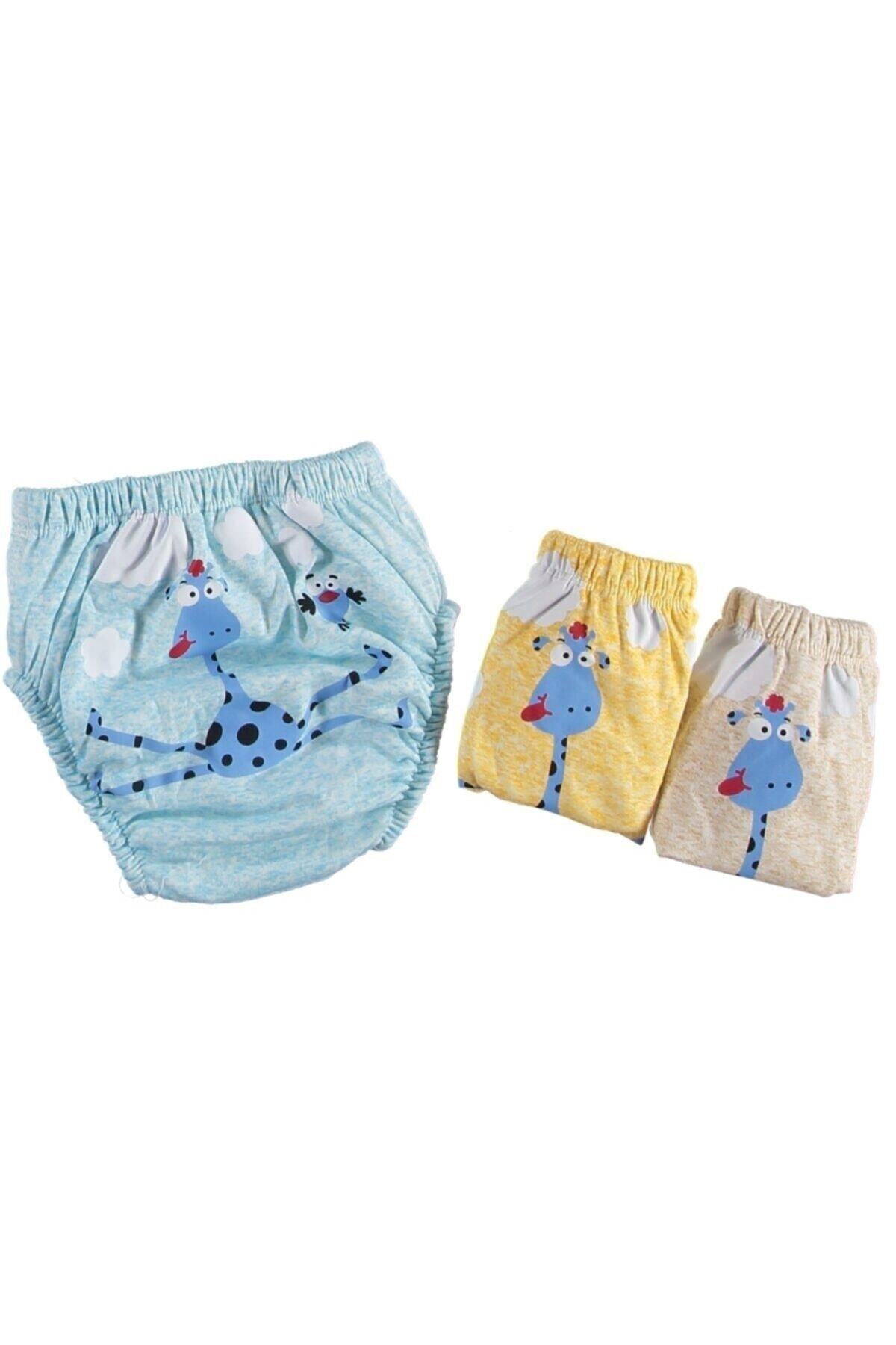 bonbonetti chocolate baby&kids 3 Lü Zürafalı Alıştırma Külodu 1 Numara 10-15 Kg İçin fotoğrafı 2 (önizleme)