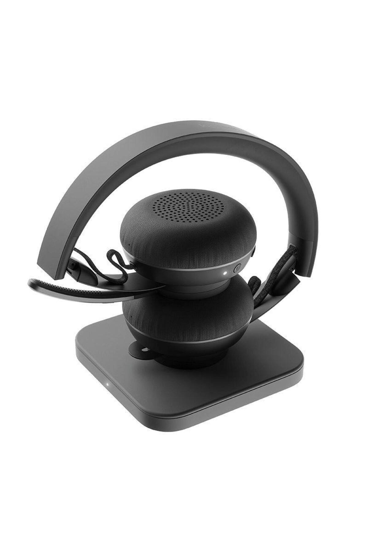 logitech-Logitech UC Zone Wireless Call Center Headset, With Microphone, Bluetooth, USB (Black) 3