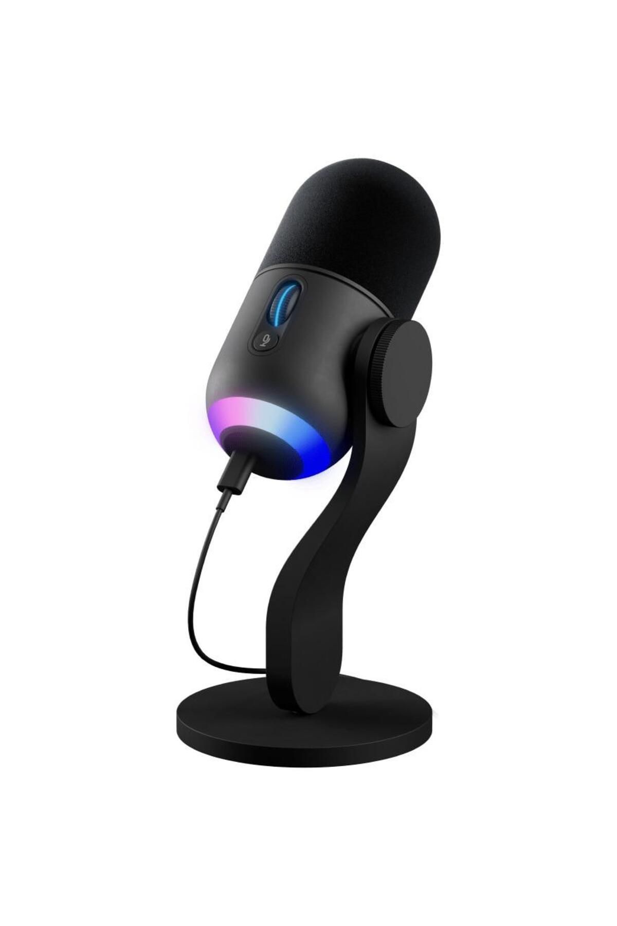 logitech-Microfon Gaming Logitech Yeti GX Dynamic RGB, LIGHTSYNC, Negru 4