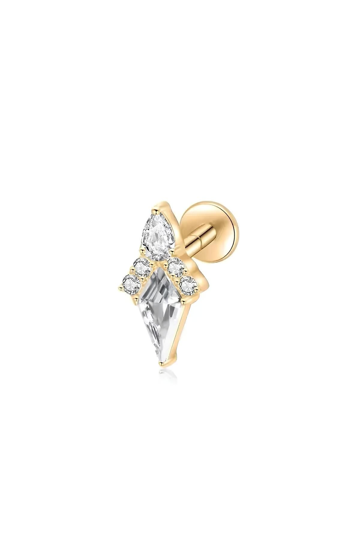 Janset-F136 Titanium Throne Model Piercing - Tragus Piercing - Helix Piercing G/S 1