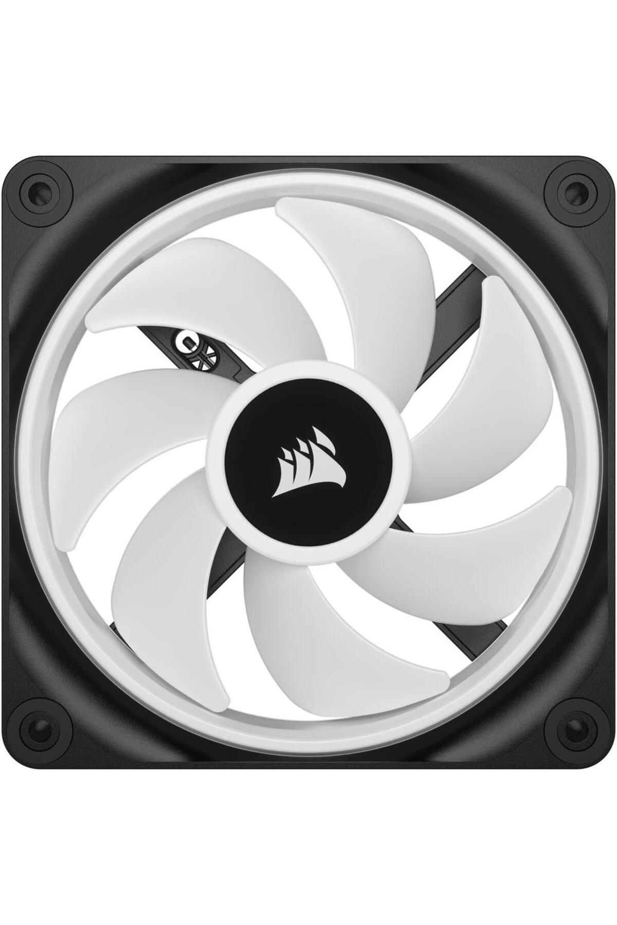 Corsair-Ventilator Corsair iCUE LINK QX120 RGB Magnetic Dome, Starter Kit, 120 mm, Negru 7