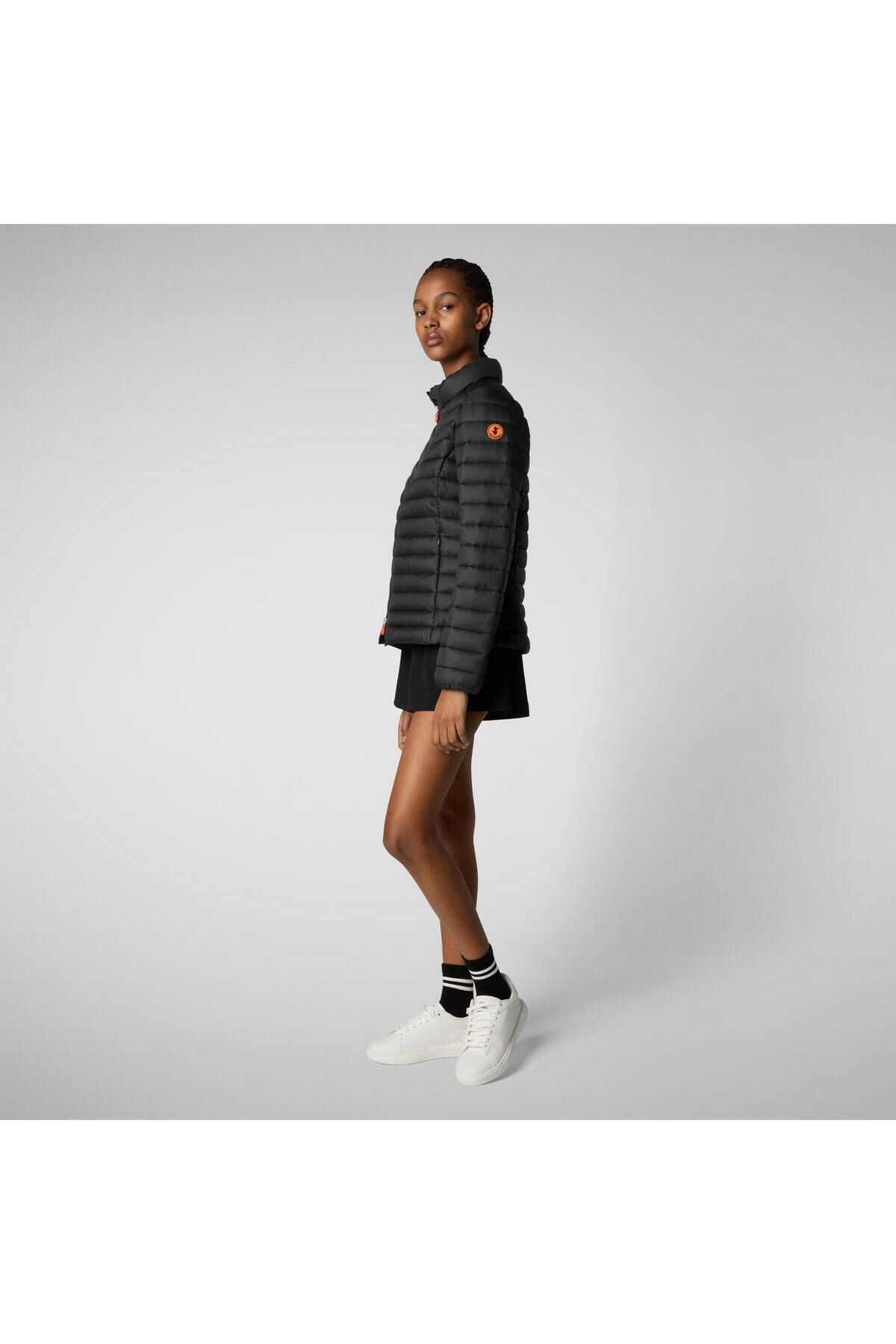 SAVE THE DUCK  Kadın Şişme Mont Siyah - Carly - Görsel 2