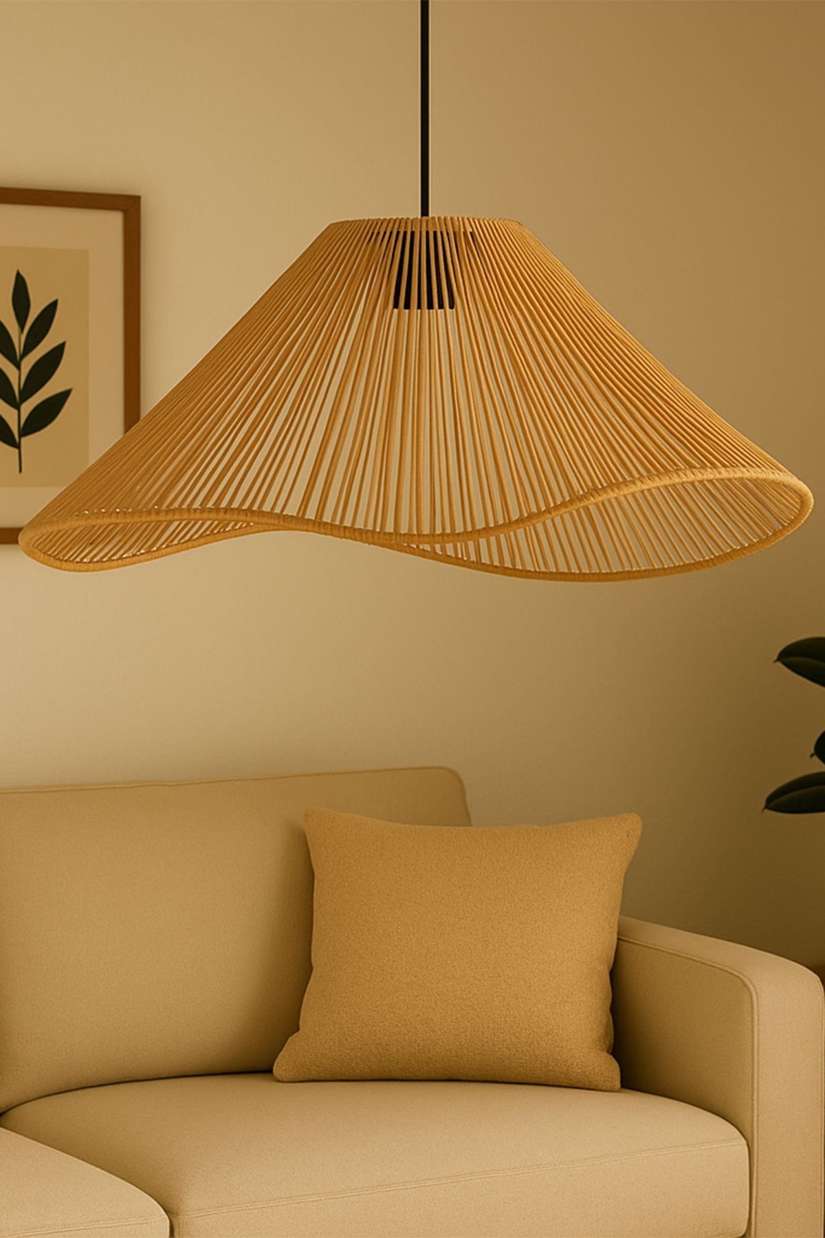 Hmydesign Karin Handmade Tekli Sarkıt Avize