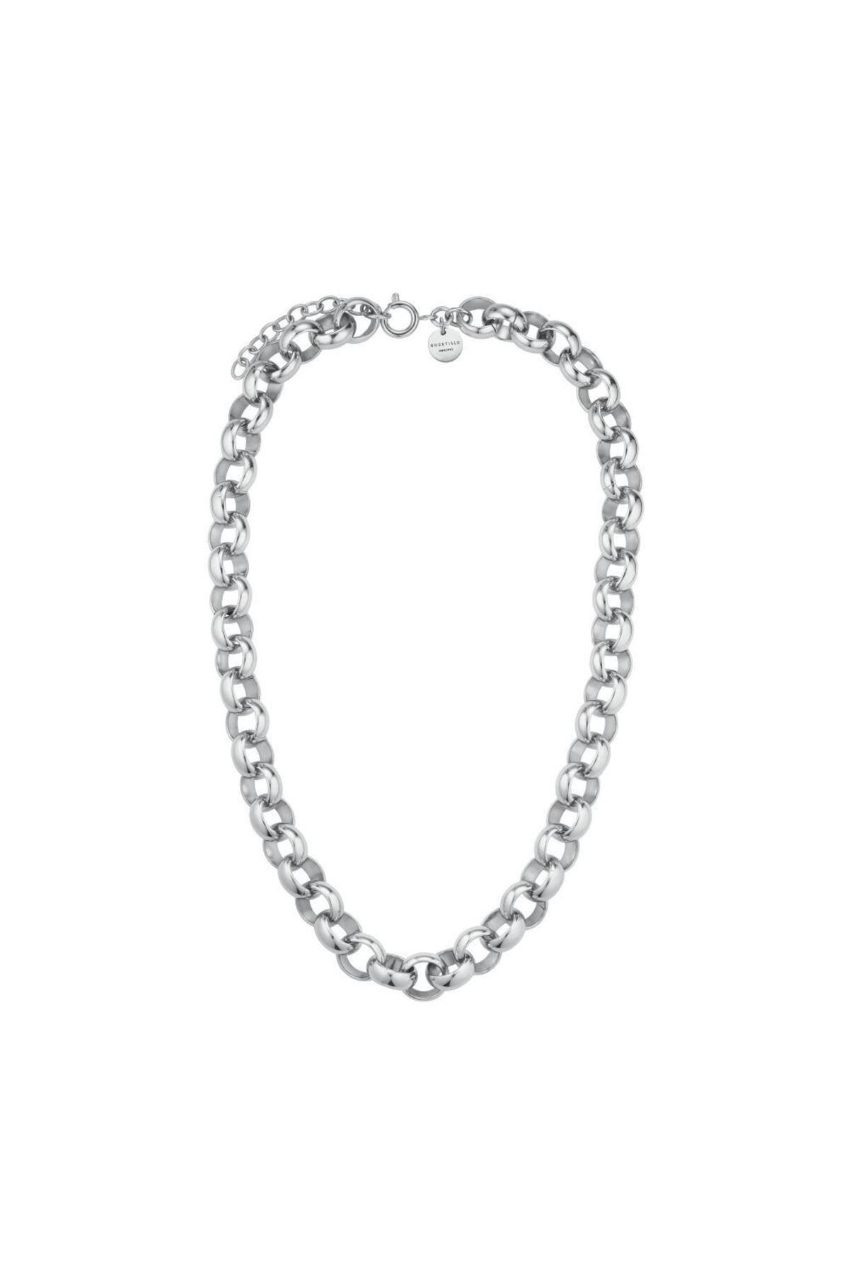 Rosefield-Jncns.J895 Silver Color Steel Necklace 1